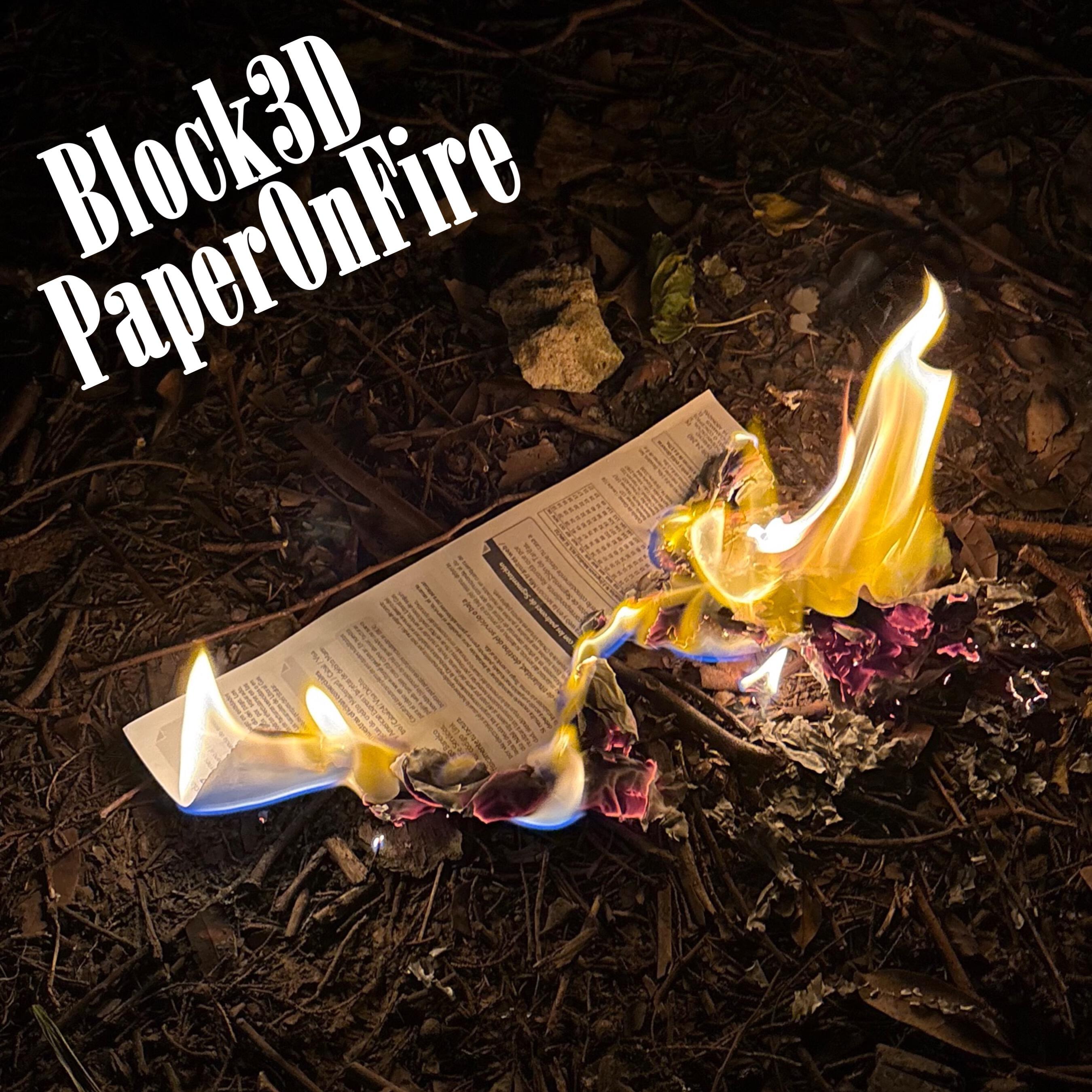 Релиз Paper On Fire