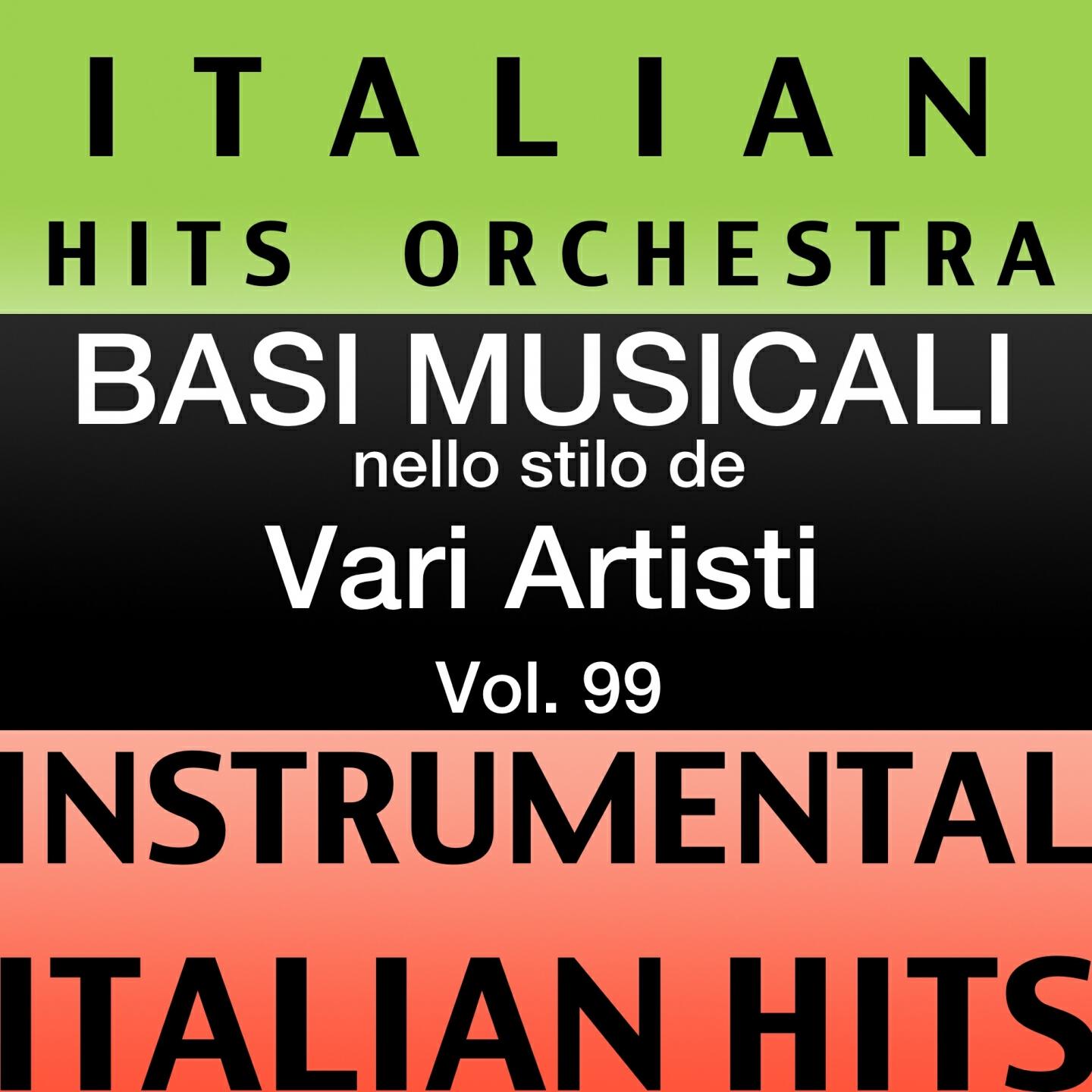 Релиз Basi musicale nello stilo dei vari artisti (instrumental karaoke tracks) Vol. 99