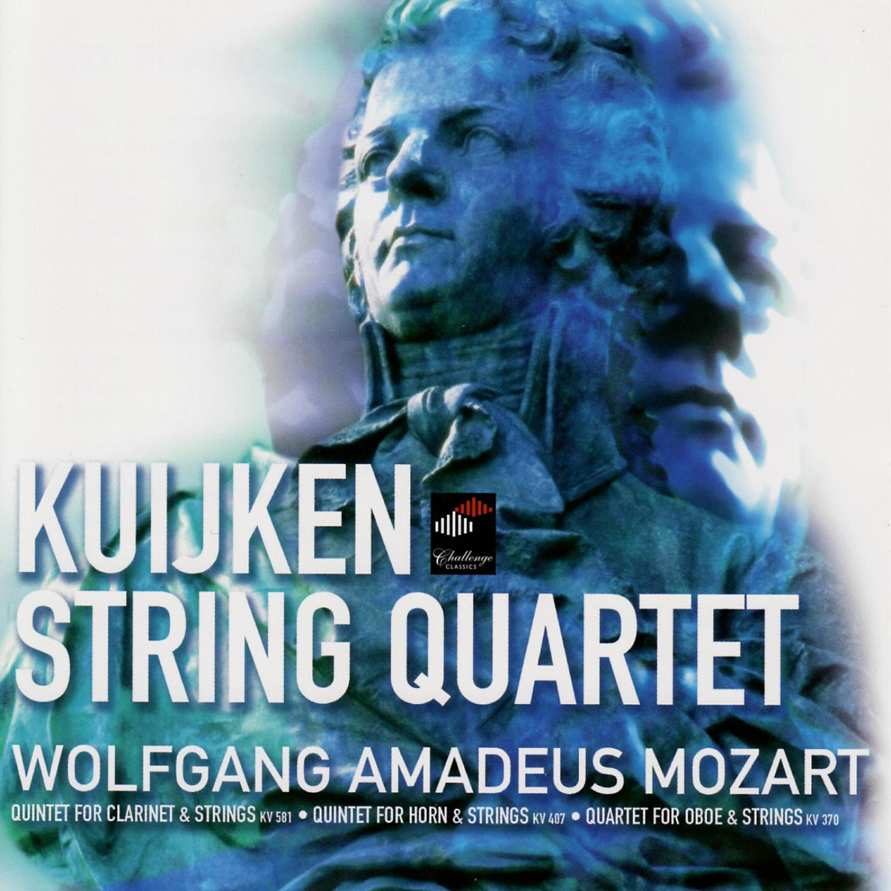 Релиз Mozart: Quintet For Clarinet & Strings - Quintet For Horn & Strings - Quartet For Oboe & Strings