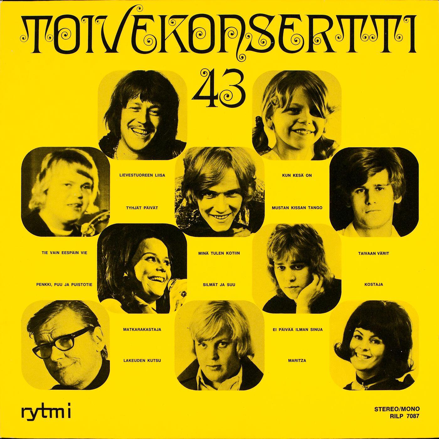 Релиз Toivekonsertti 43