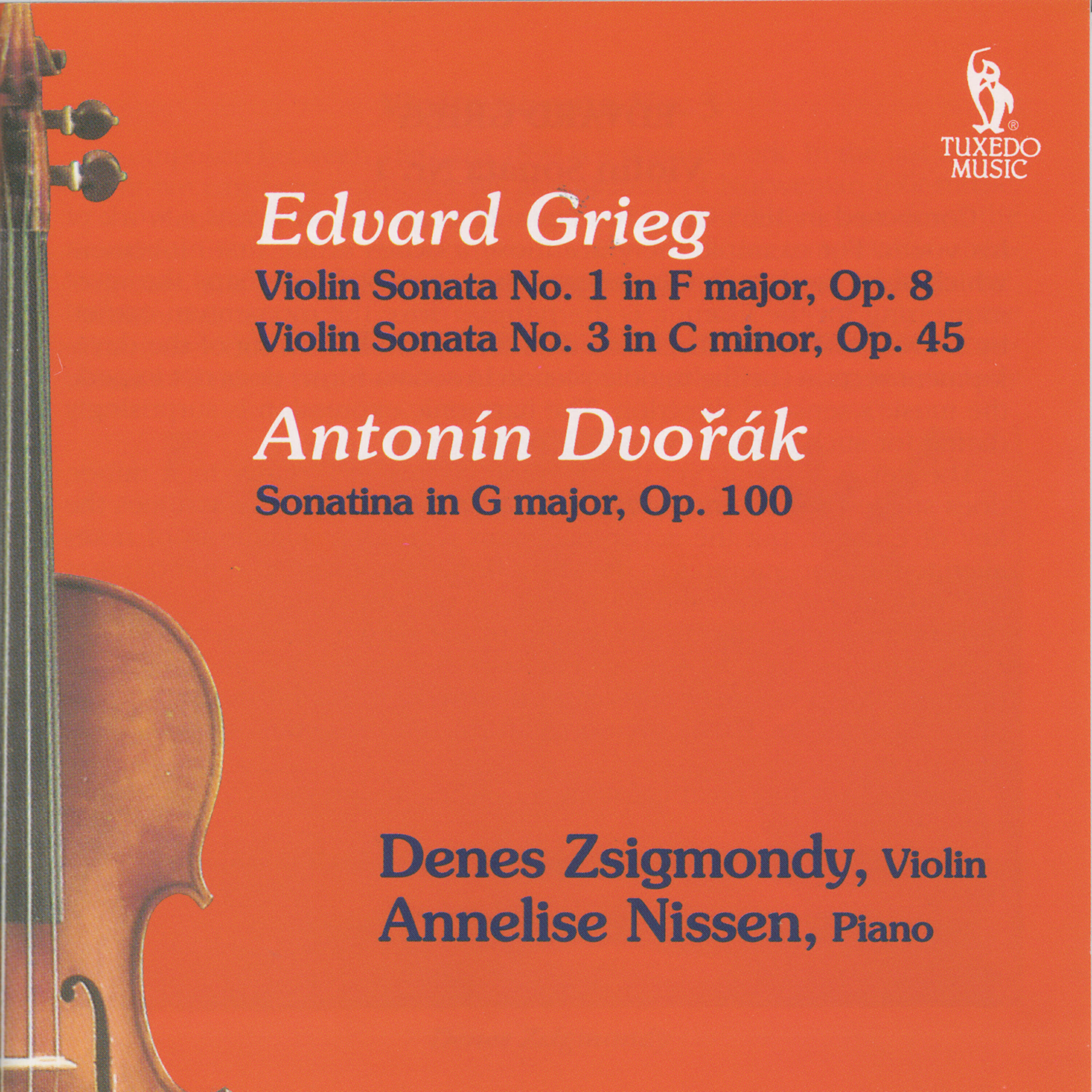 Релиз Grieg & Dvórak: Violin Sonatas