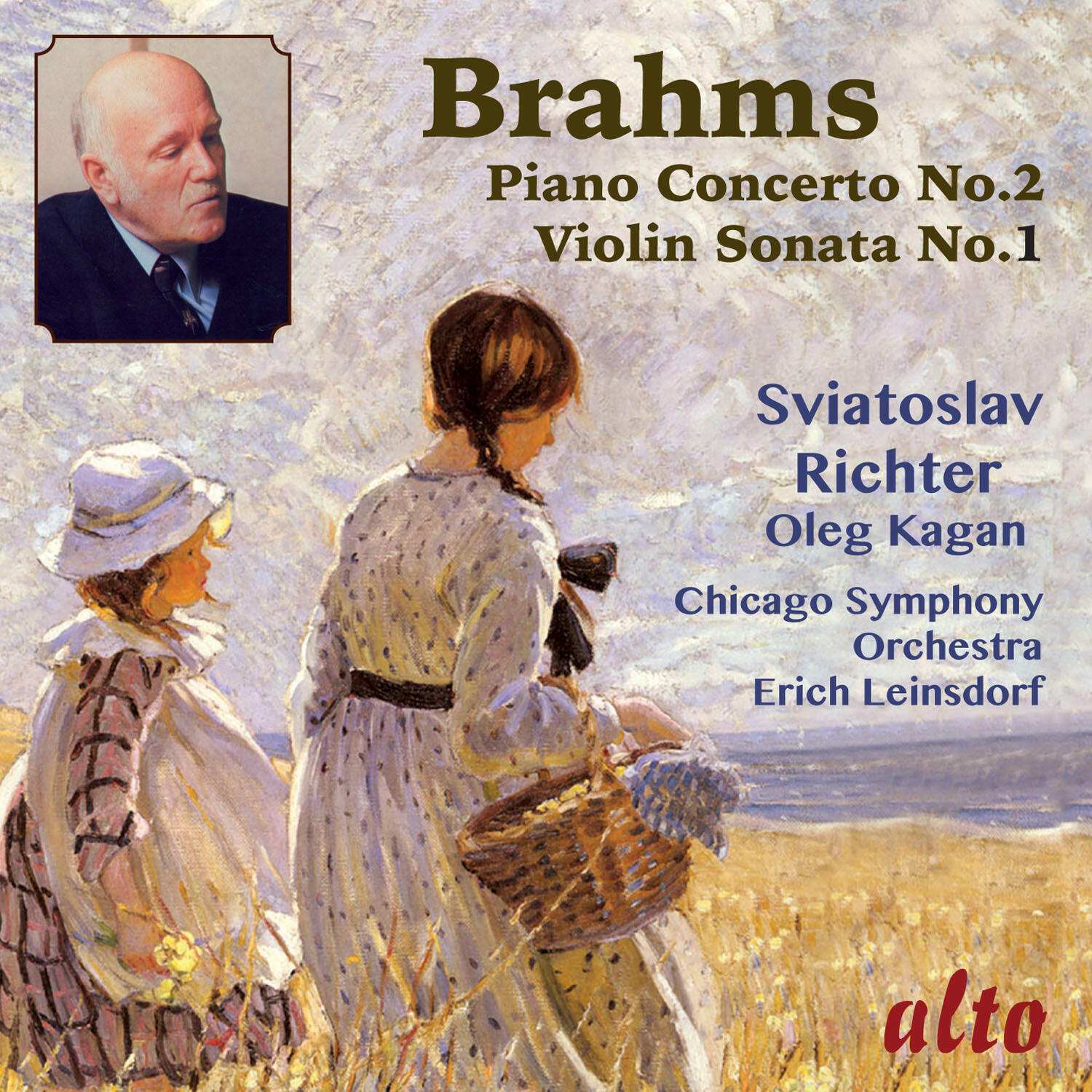 Релиз Brahms: Piano Concerto No. 2; Violin Sonata No. 1
