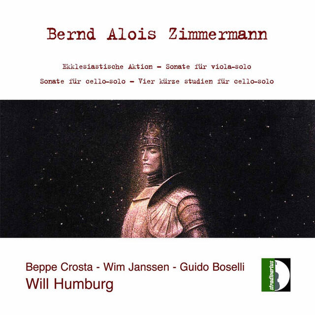 Релиз Zimmermann: Ekklesiastische Aktion and Sonatas for Violin, Viola & Cello
