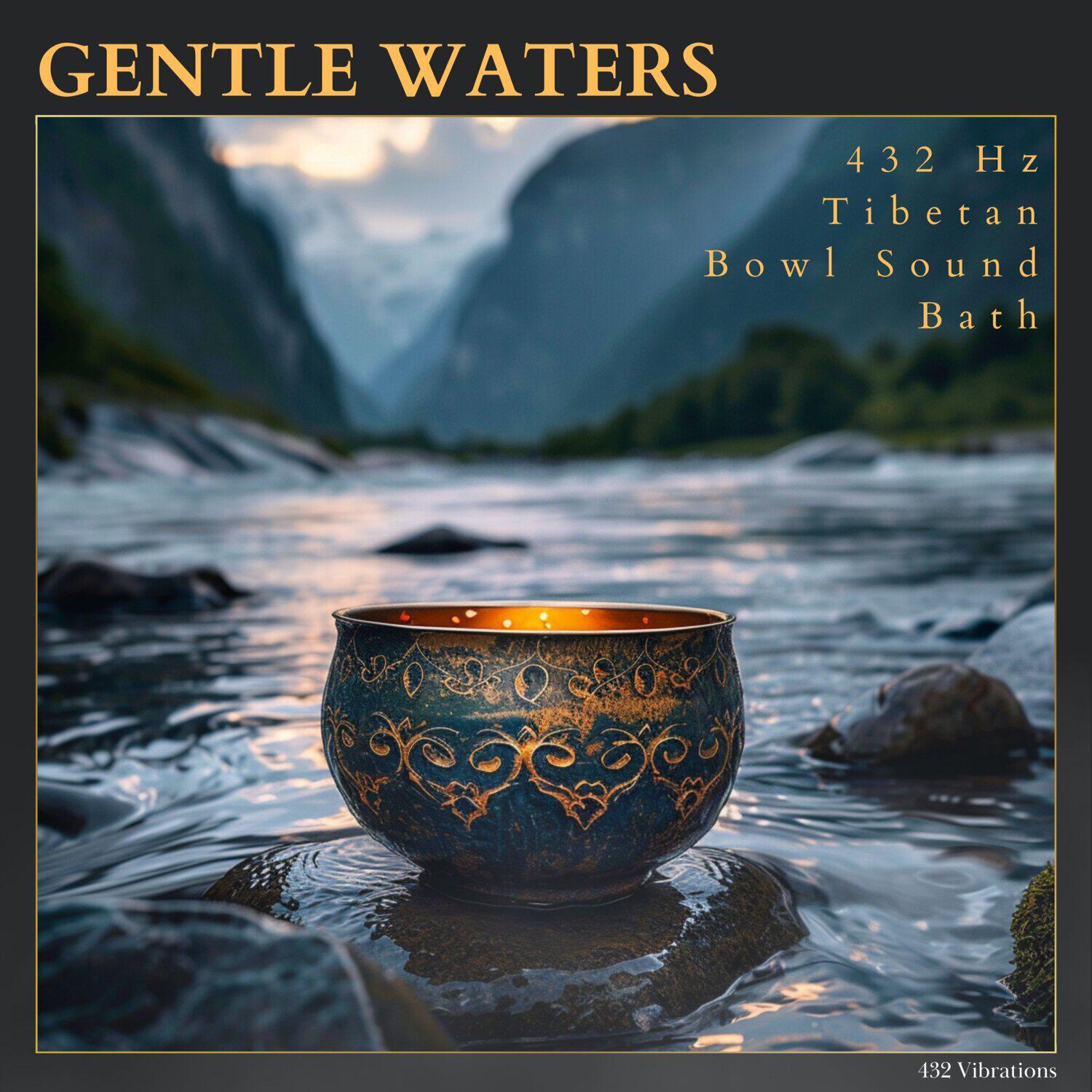Релиз Gentle Waters: 432 Hz Tibetan Bowl Sound Bath