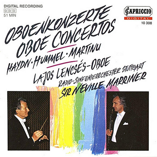 Релиз Haydn: Oboe Concerto, Hob.VIIg:C1 - Hummel: Introduction, Theme and Variations, Op. 102 - Martinu: Oboe Concerto, H. 353