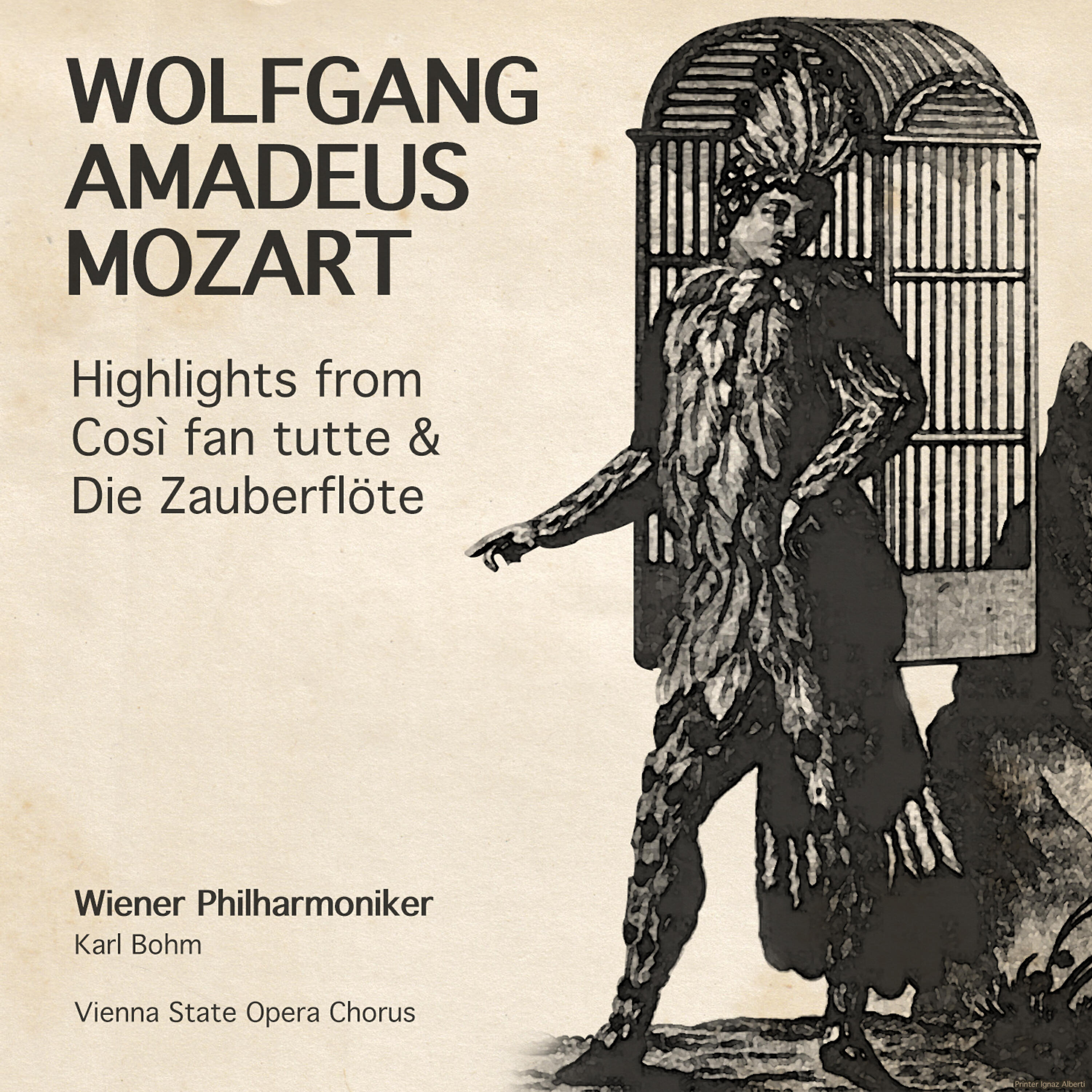 Релиз Wolfgang Amadeus Mozart: Highlights from Così Fan Tutte & Die Zauberflöte