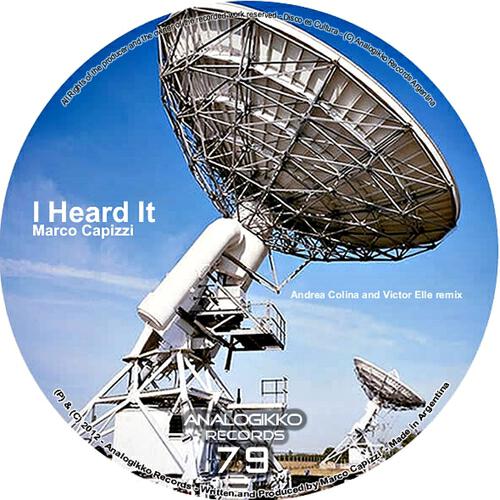 Трек I Heard It (Andrea Colina & Victor Elle Remix)