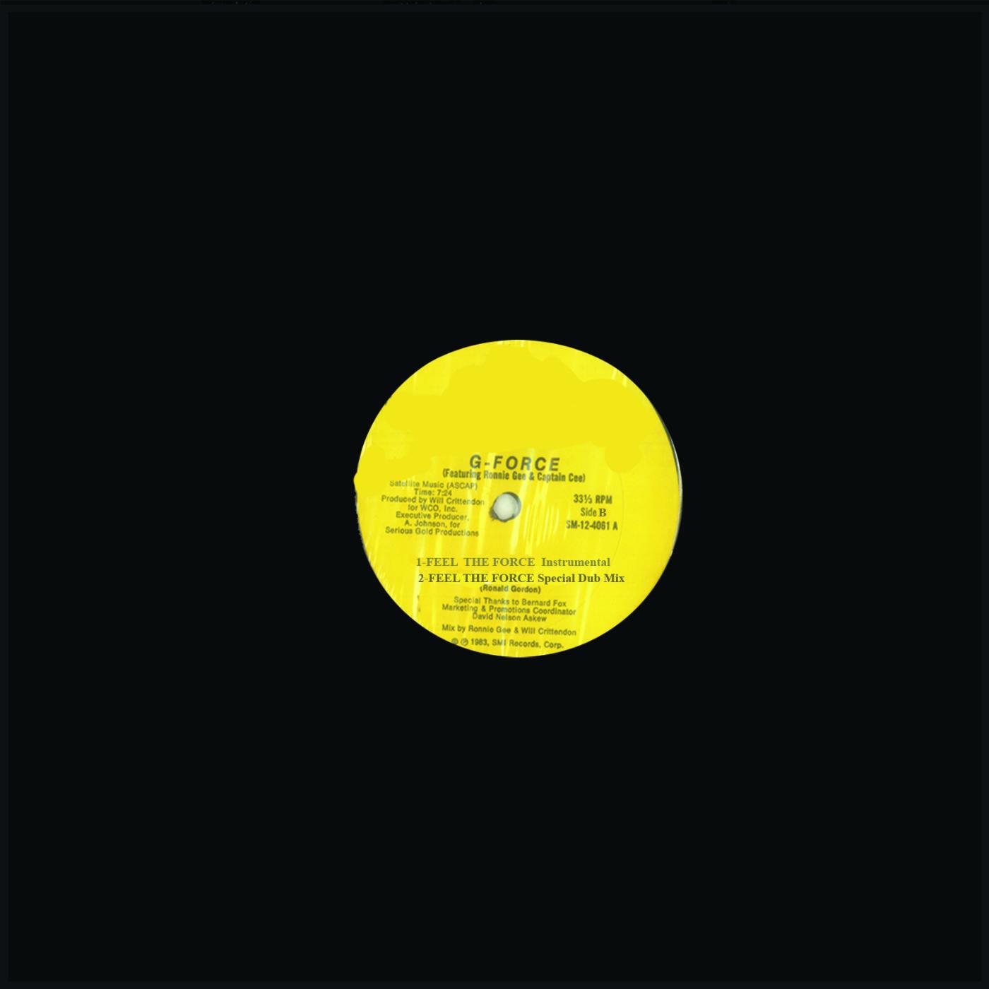 Скачать песню G-Force - Feel the Force (Special Dub Mix) [feat. Ronnie Gee & Capitan Cee] бесплатно в MP3 для Android и iOS