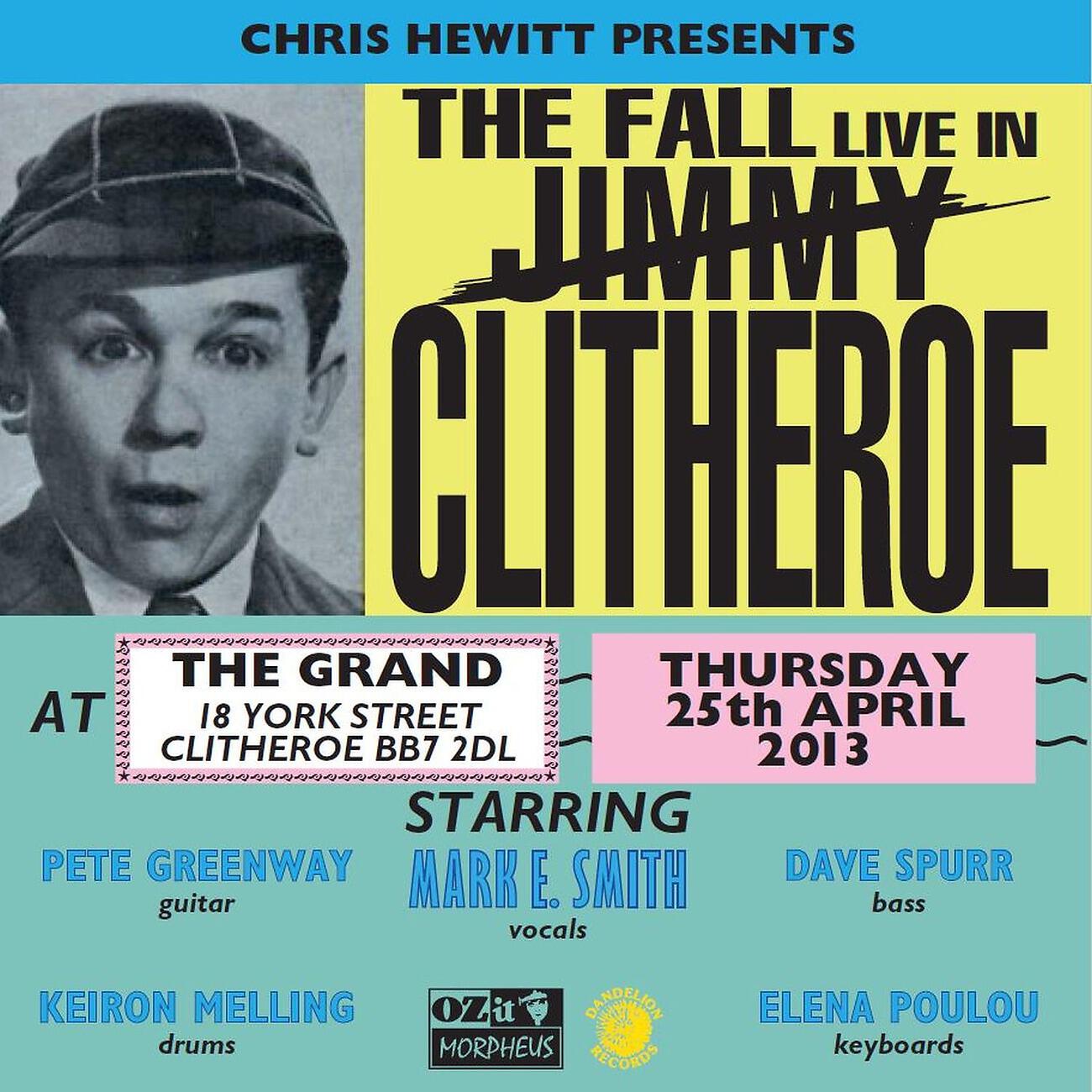 Релиз Live in Clitheroe