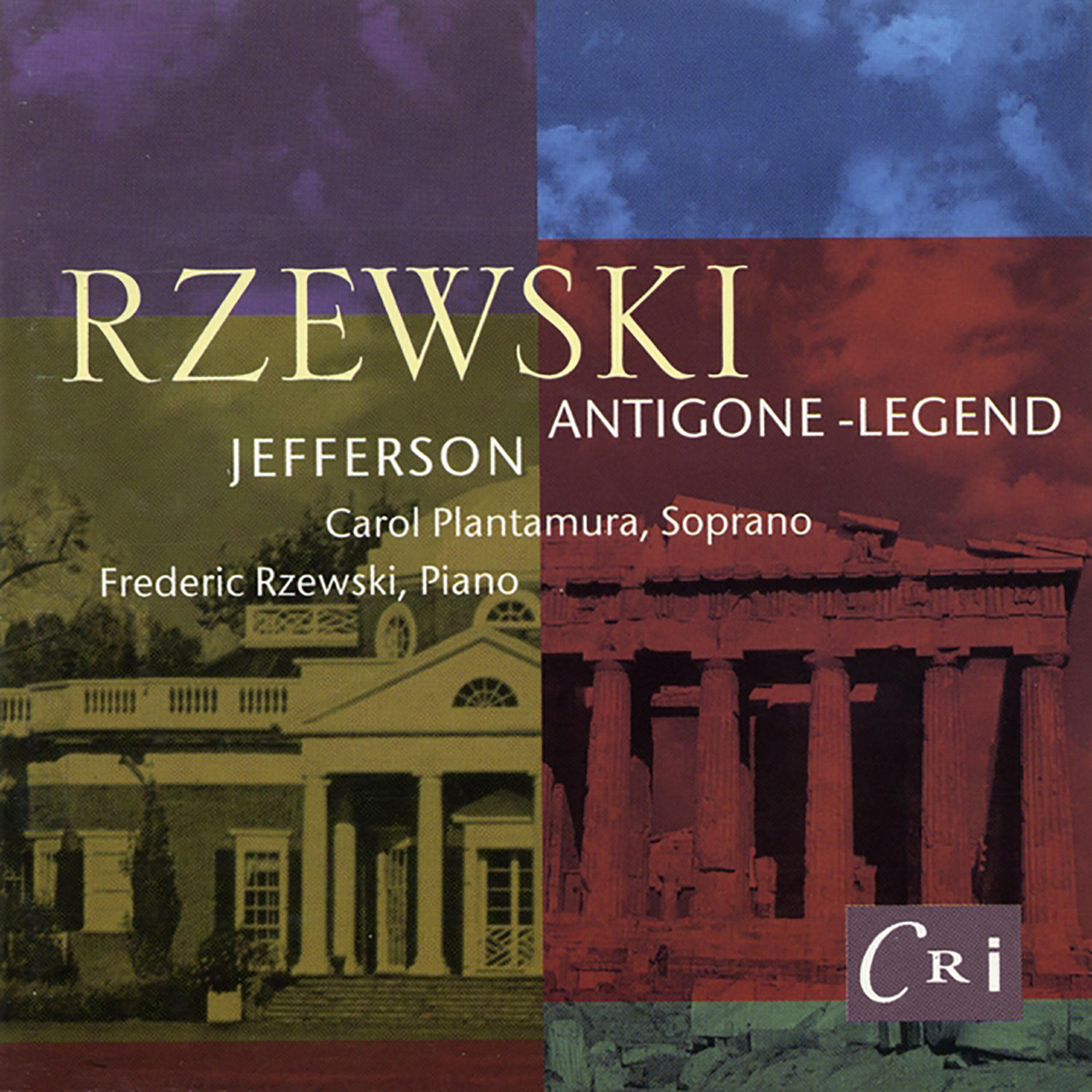 Релиз Frederic Rzewski: Antigone-Legend; Jefferson