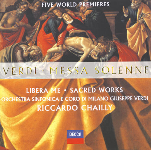 Релиз Verdi: Messa Solenne; Libera Me; Sacred Works (Five World Premieres)