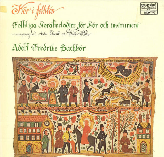 Постер альбома Folkliga koralmelodier för kör och instrument