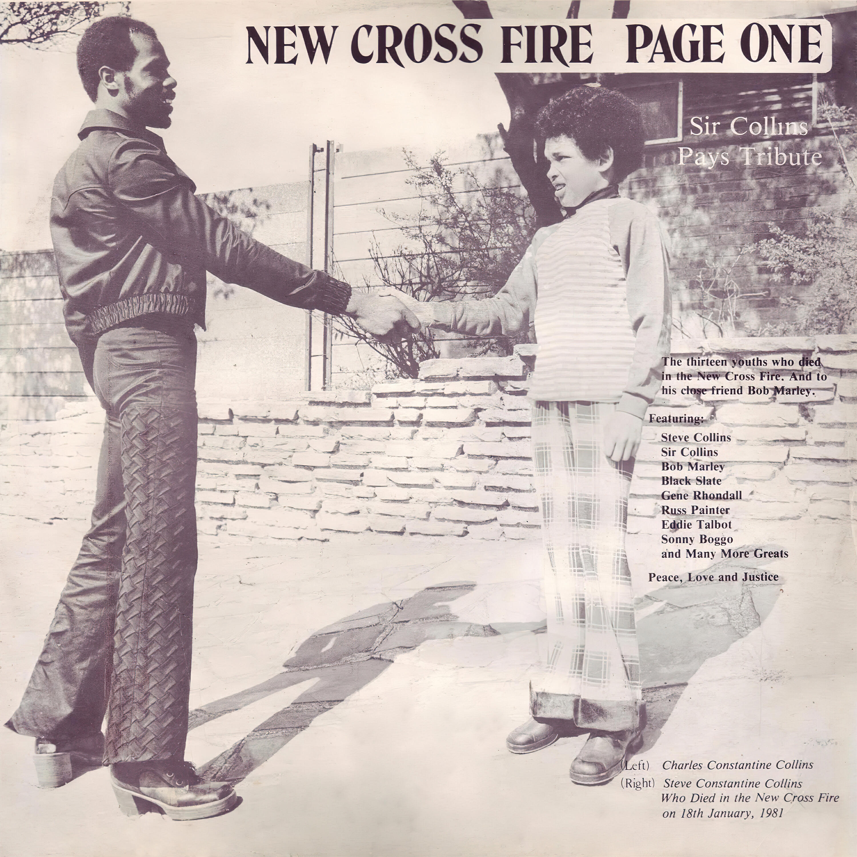 Релиз New Cross Fire Page One - Sir Collins Pays Tribute
