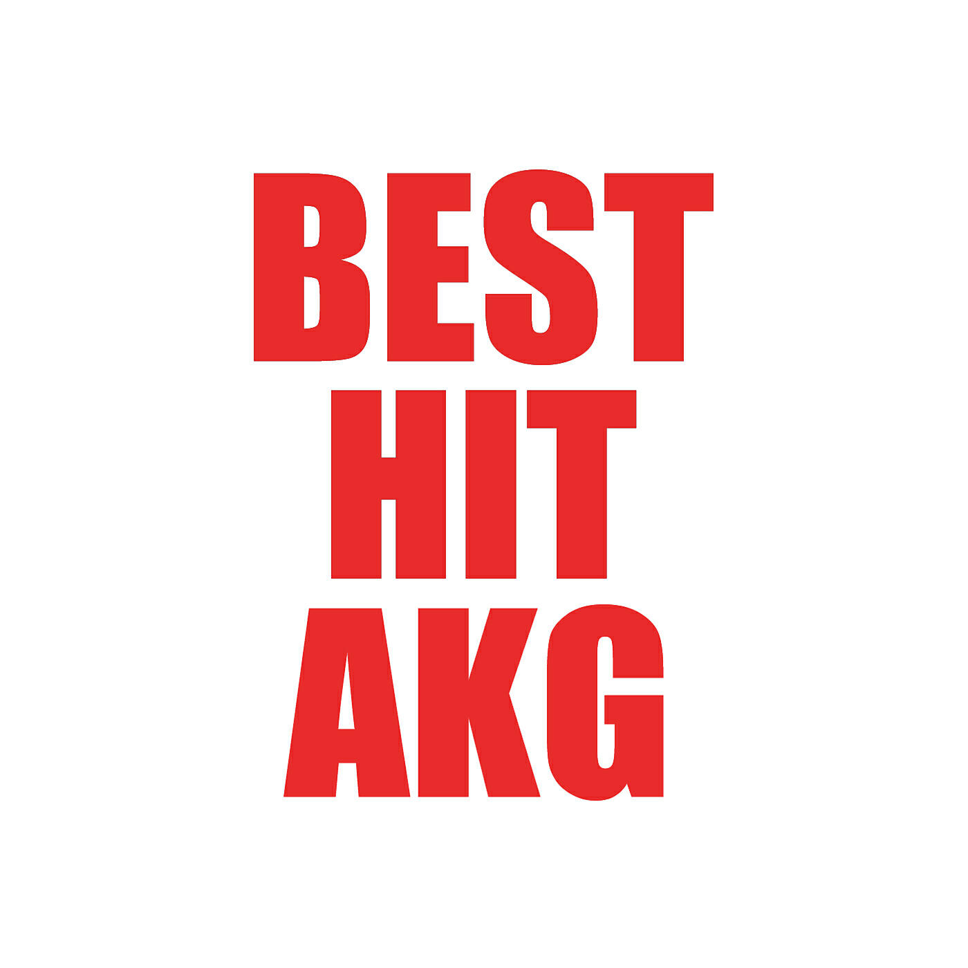 Релиз BEST HIT AKG medley B
