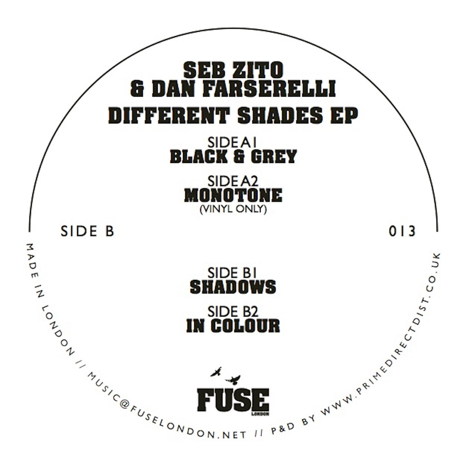 Релиз Different Shades EP