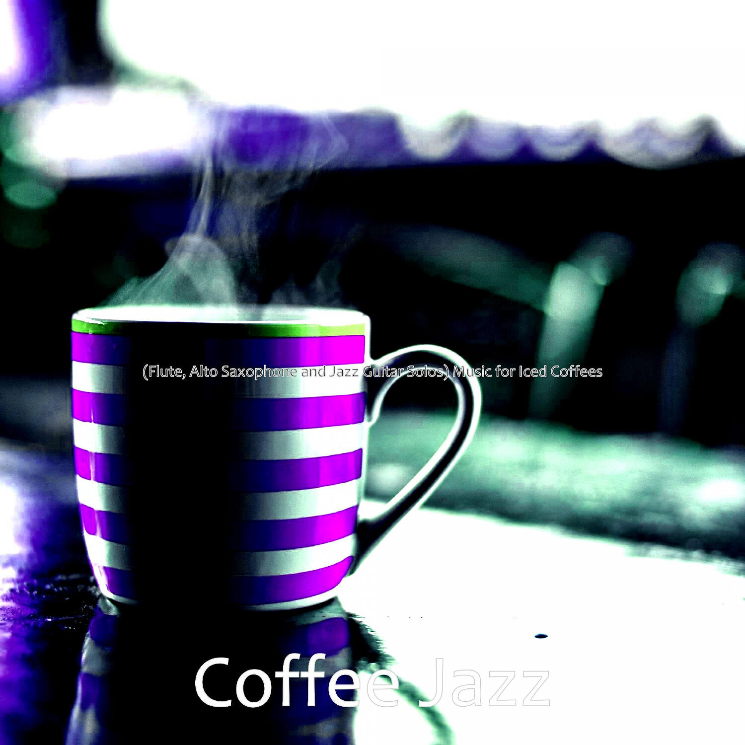 Постер альбома (Flute, Alto Saxophone and Jazz Guitar Solos) Music for Iced Coffees