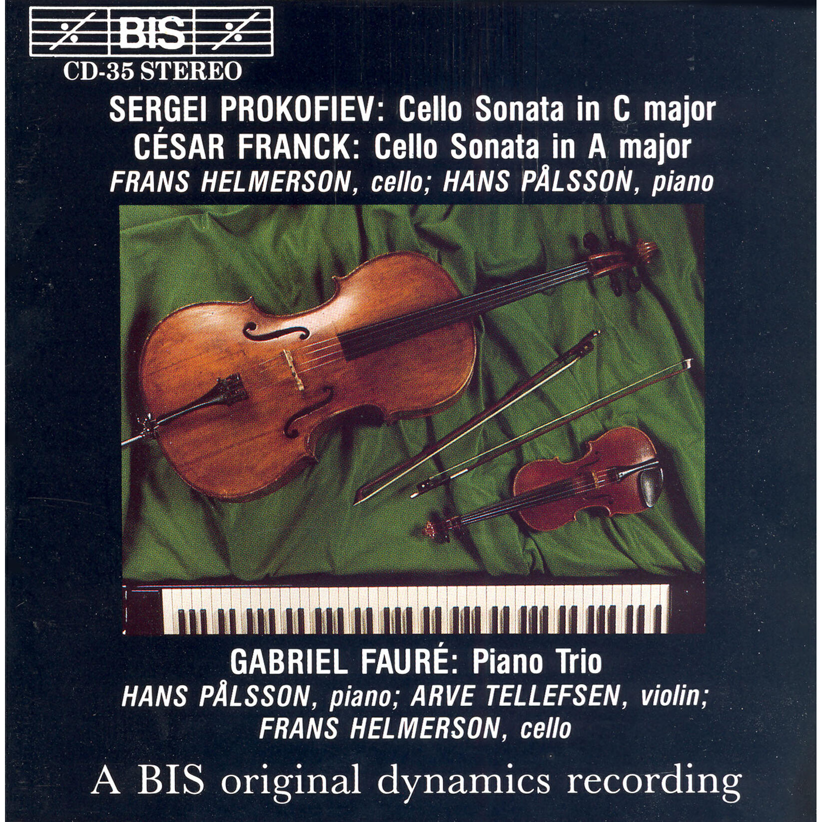 Релиз Prokofiev / Franck: Cello Sonatas / Fauré: Piano Trio