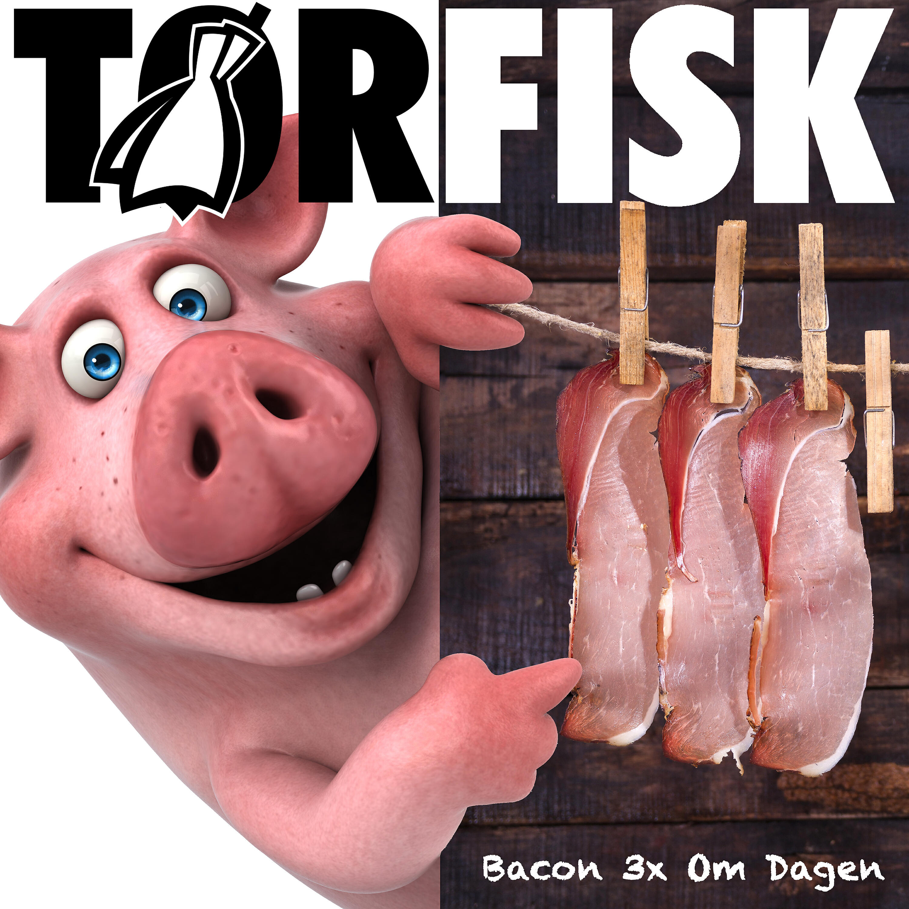 Релиз Bacon Tre Gange Om dagen