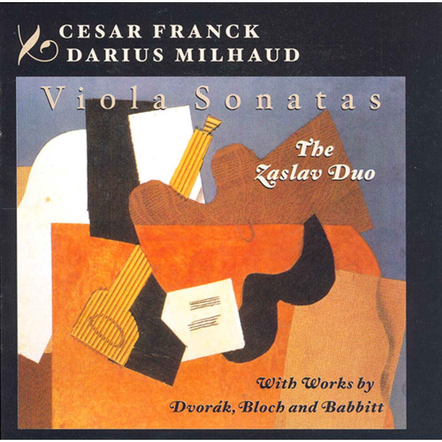 Релиз Franck: Violin Sonata (Arr. for Viola) / Milhaud: Viola Sonata No. 2 / Dvorak / Bloch / Babbitt: Viola Works
