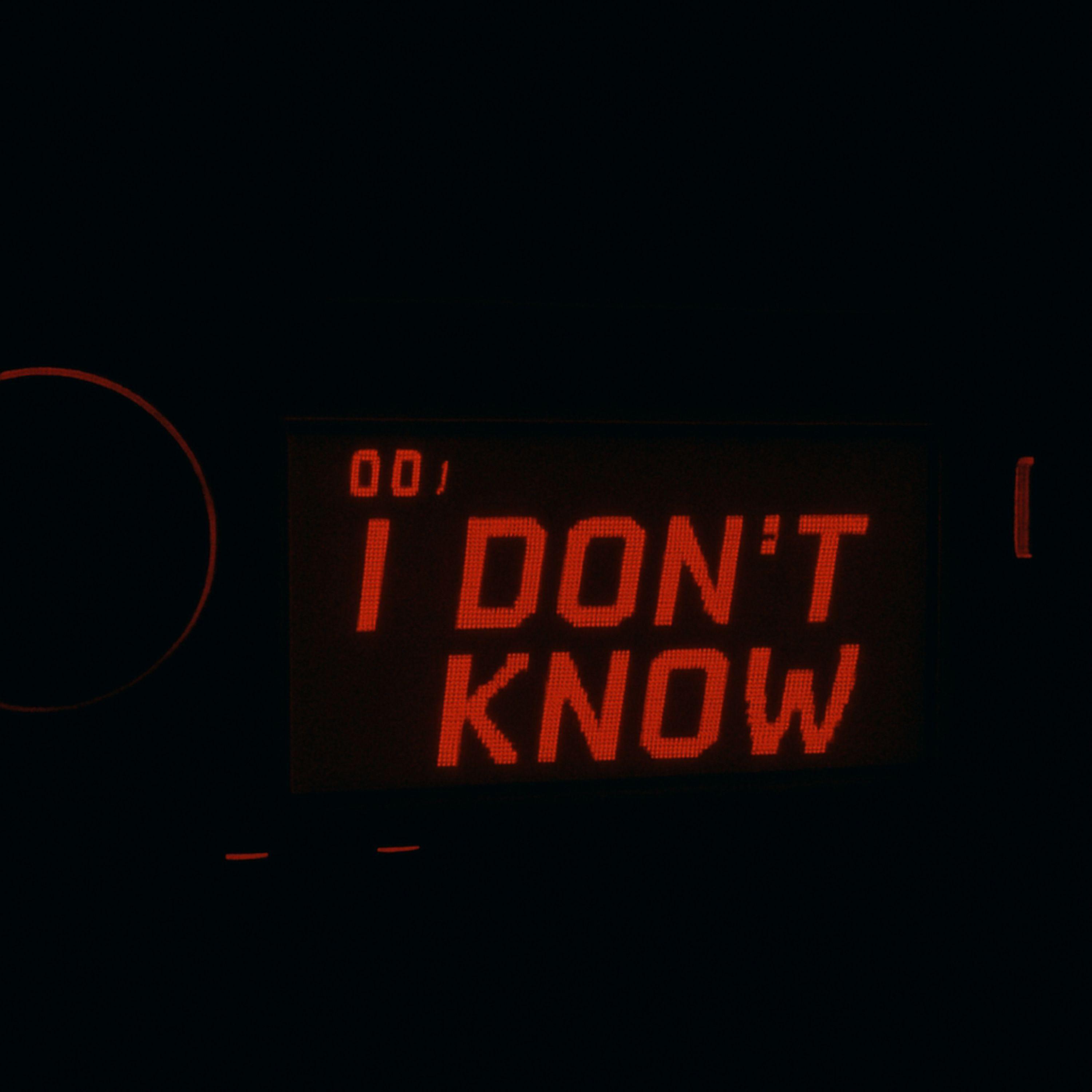 Релиз I Don't Know (DnB)