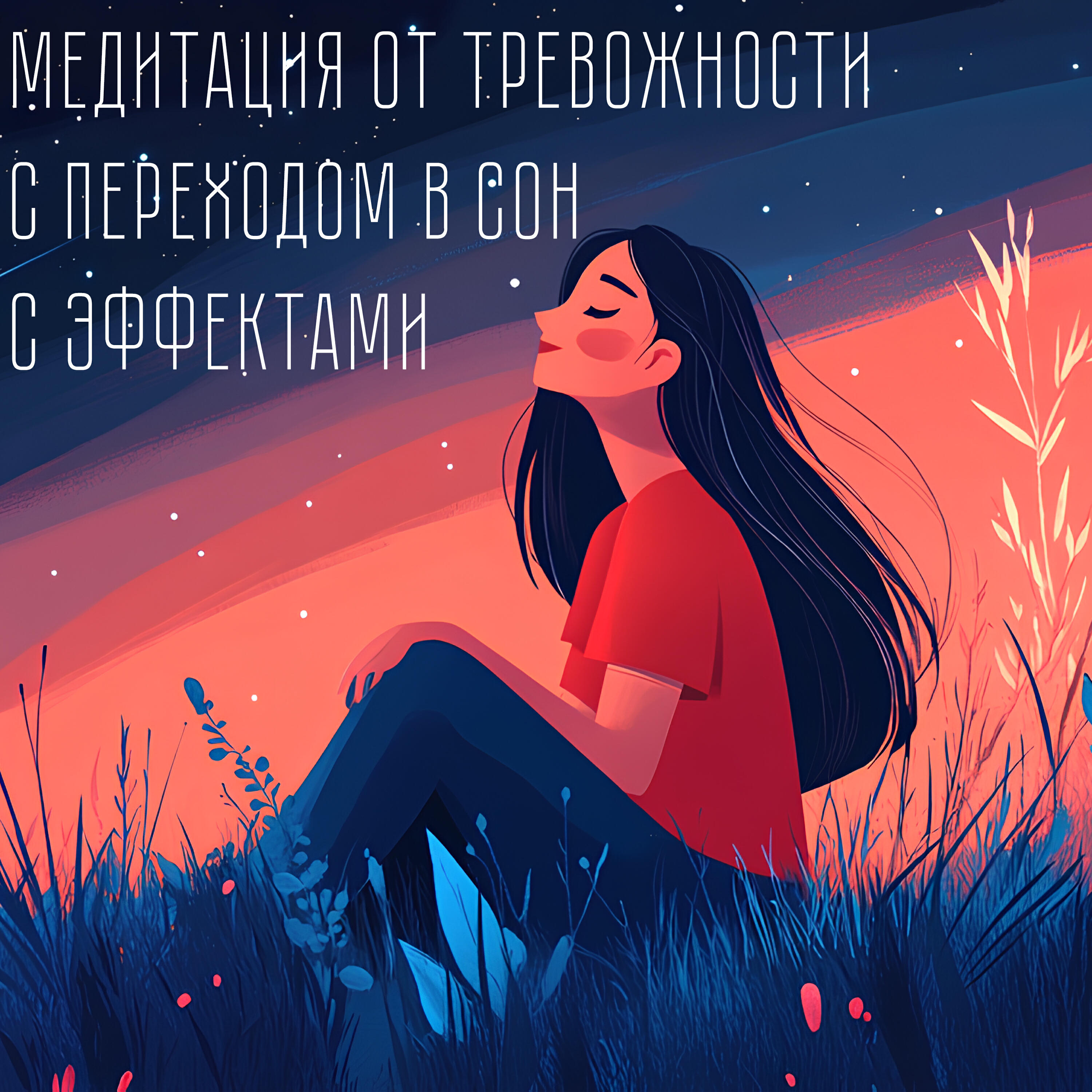 Постер альбома Медитация от тревожности с переходом в сон (с эффектами)
