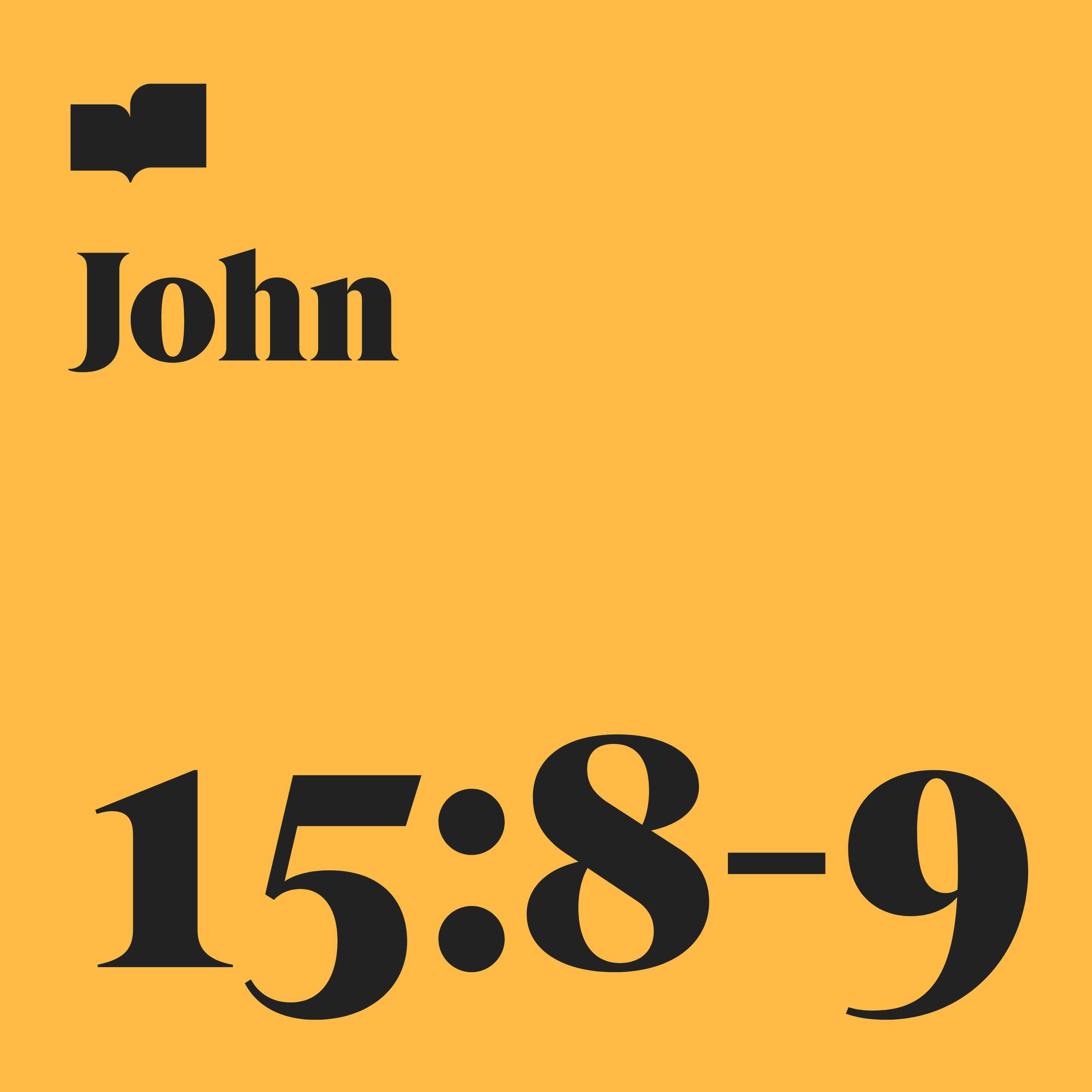 Релиз John 15:8-9