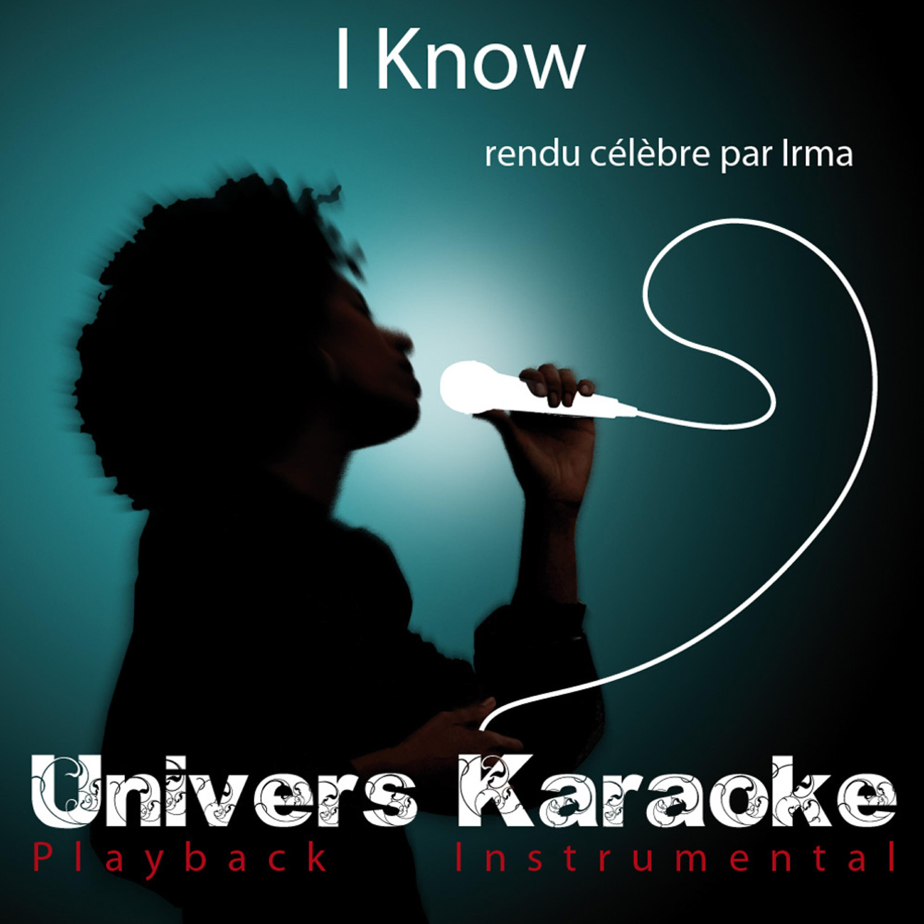 Релиз I Know (Rendu célèbre par Irma) [Version karaoké] - Single
