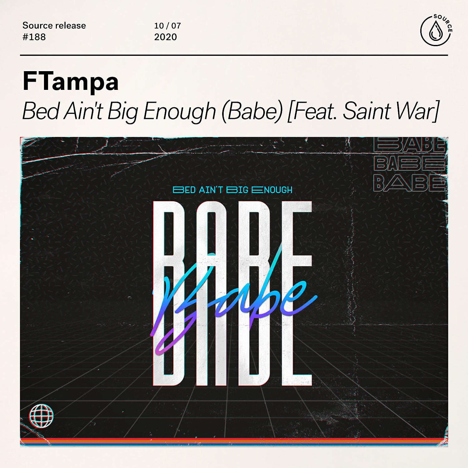 Релиз Bed Ain't Big Enough (Babe) [feat. Saint War]