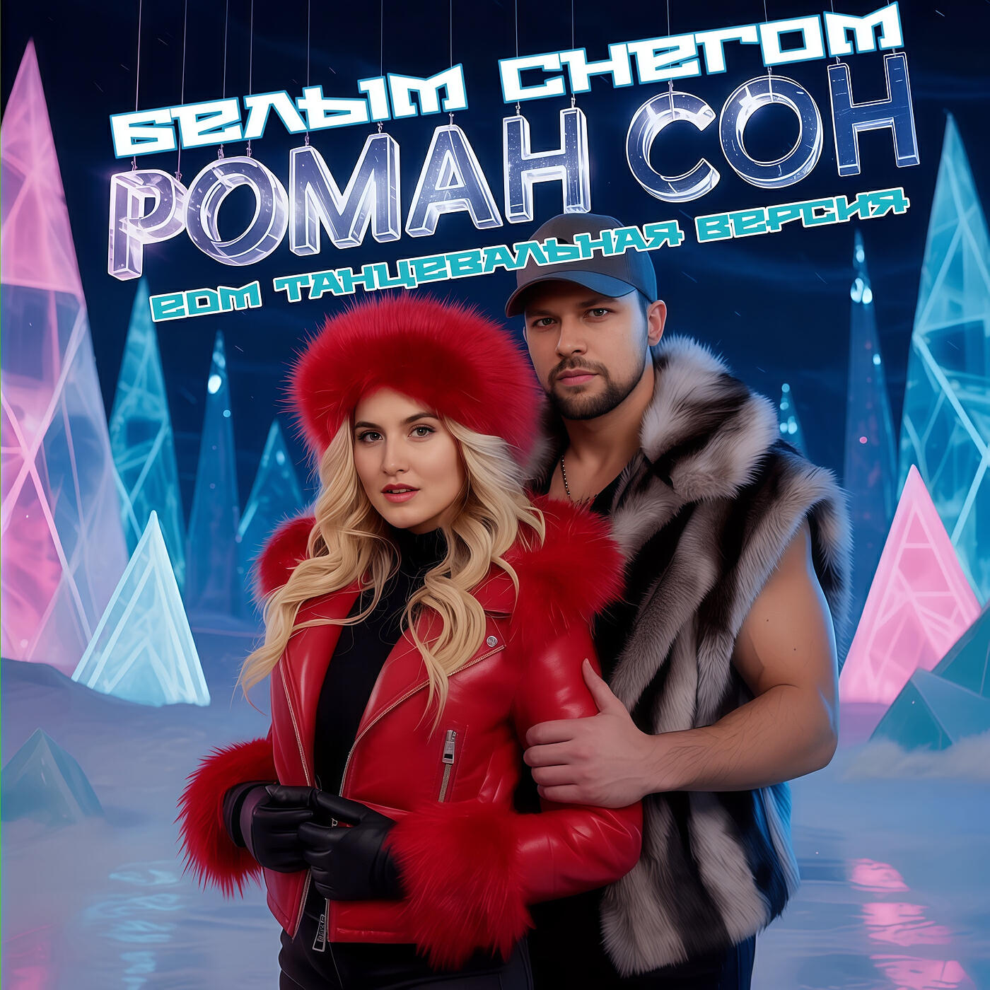 Постер альбома Белым снегом (edm танцевальная версия)