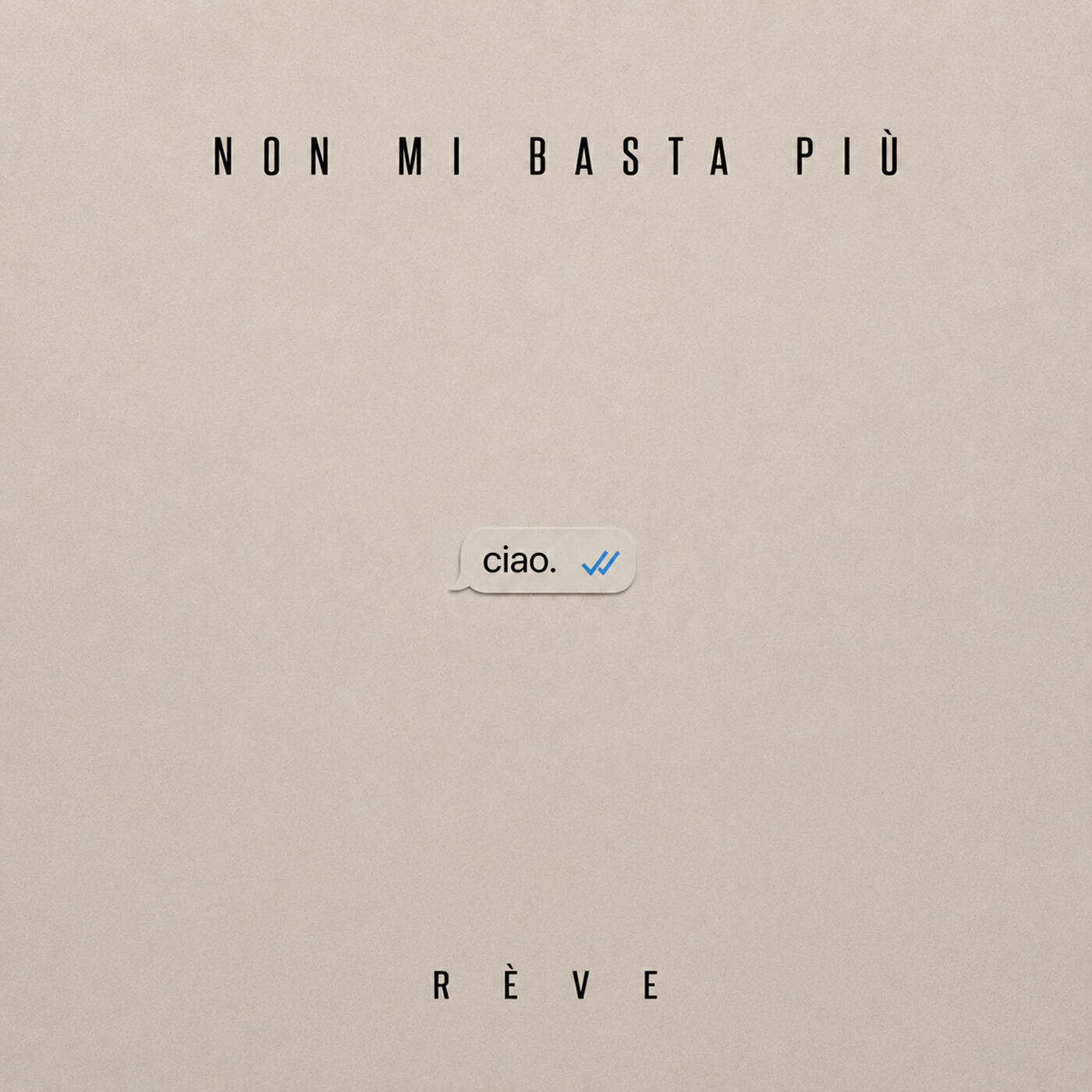 Релиз NON MI BASTA PIÙ