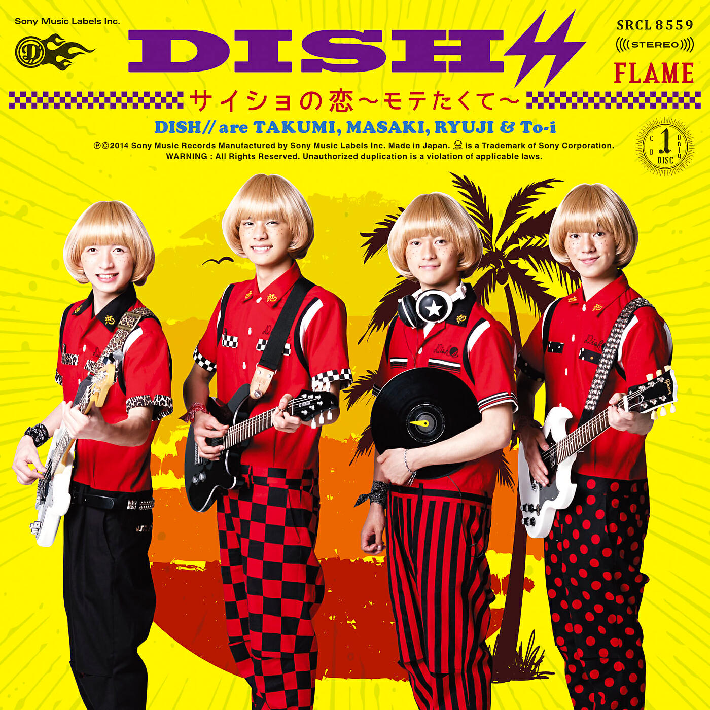 Релиз Saishono Koi Motetakute / Flame