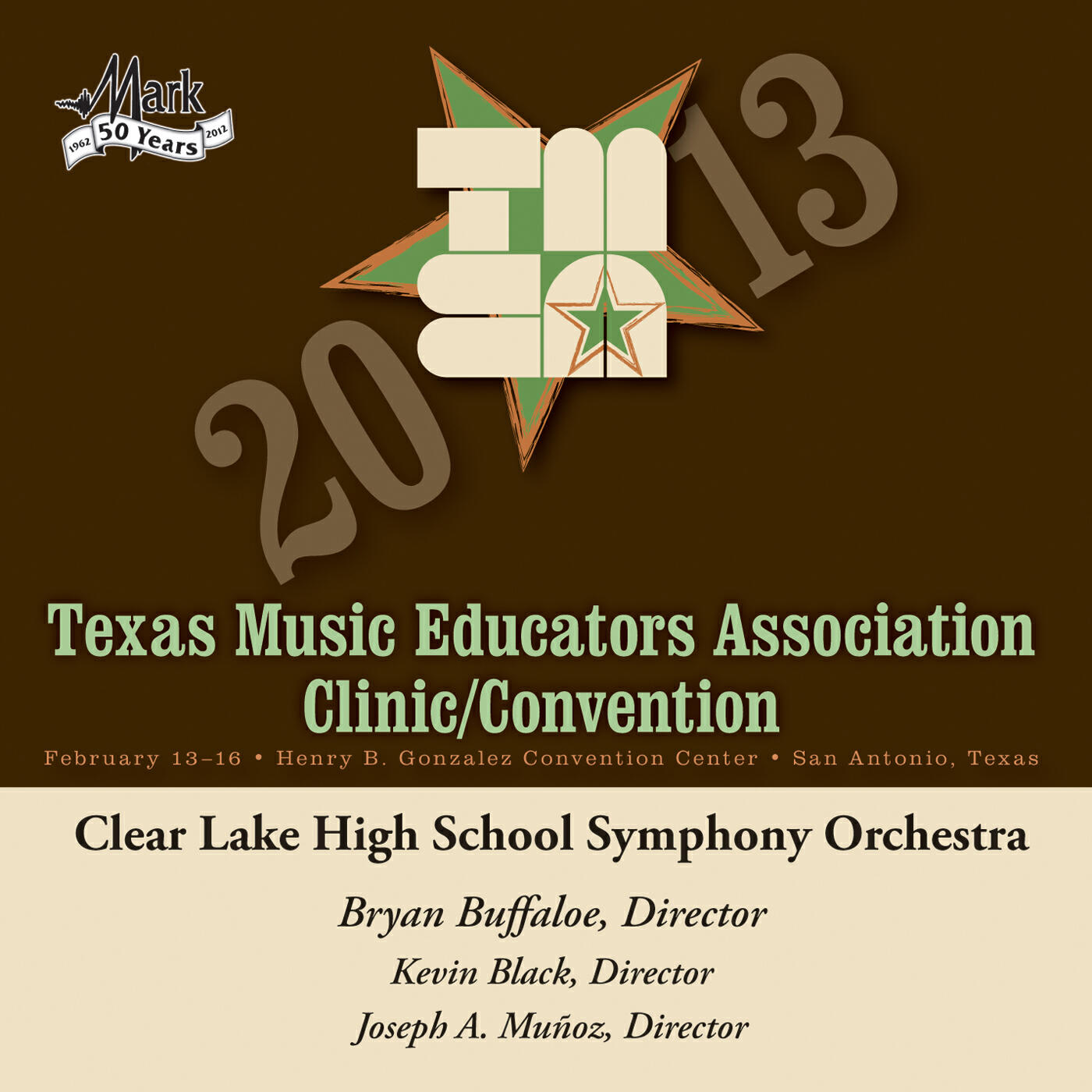 Релиз 2013 Texas Music Educators Association (TMEA): Clear Lake High School Symphony Orchestra