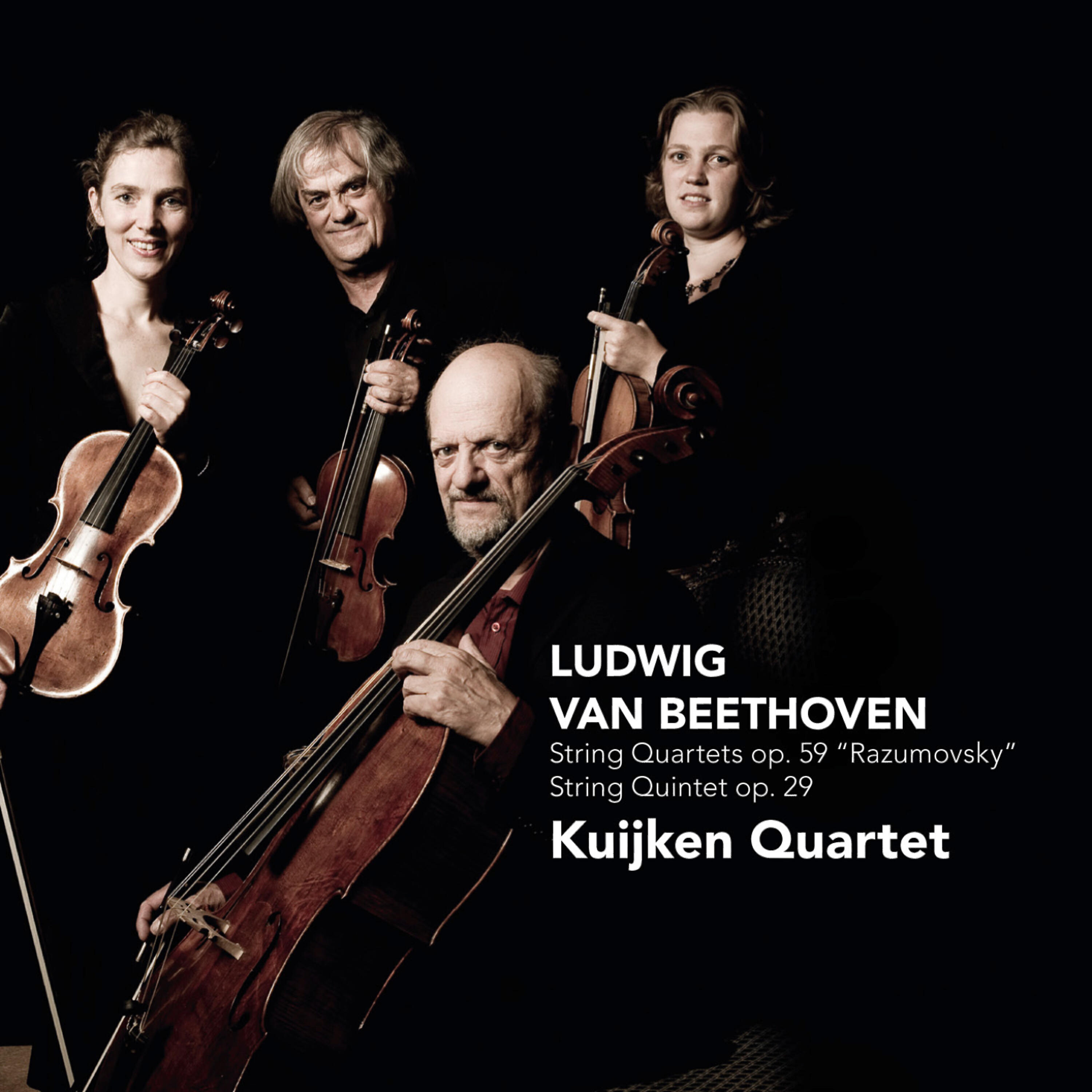 Релиз Beethoven: String Quartets op. 59 Razumovsky, String Quintet op. 29