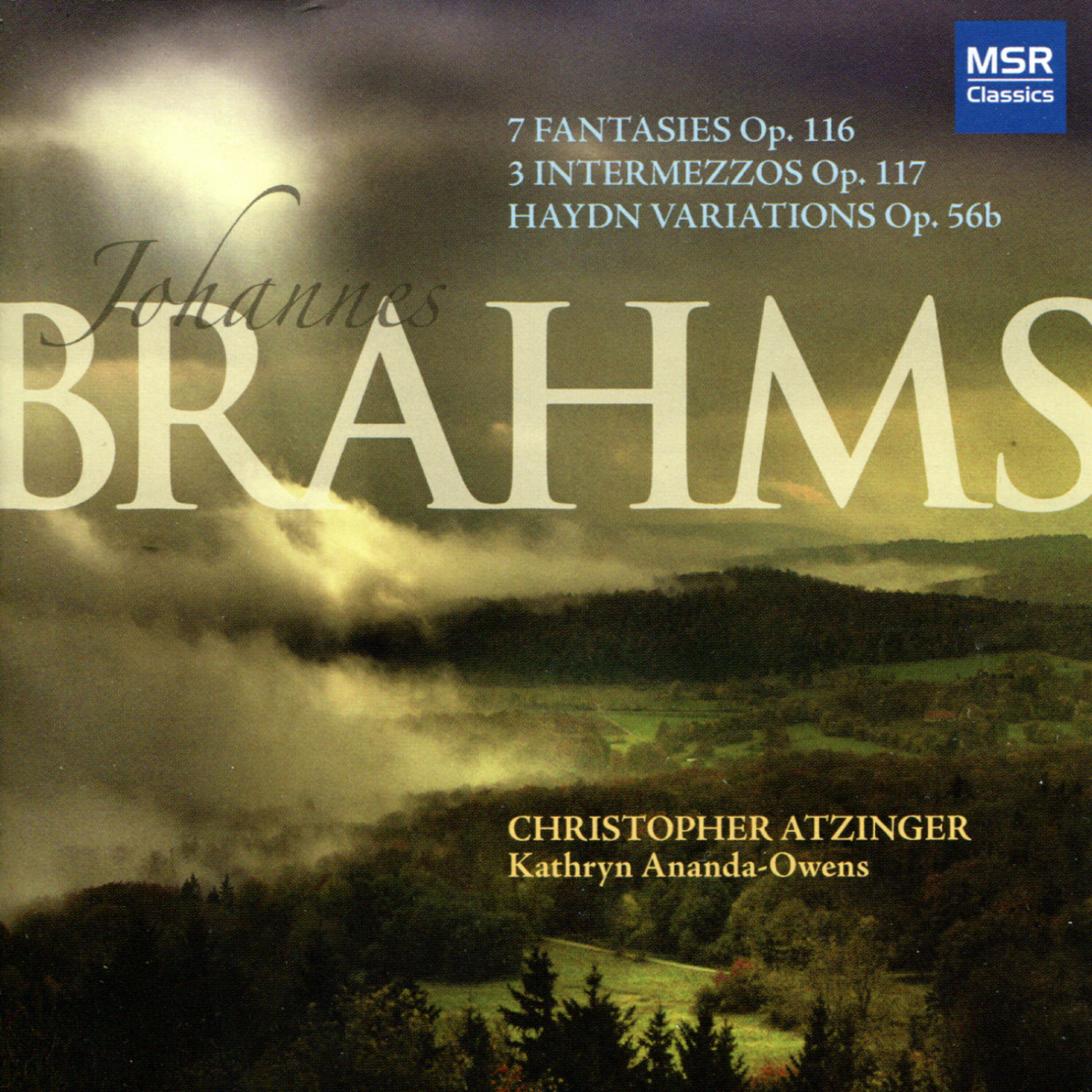 Релиз Brahms: 7 Fantasies Op. 116, 3 Intermezzos Op. 117, Haydn Variations Op. 56b