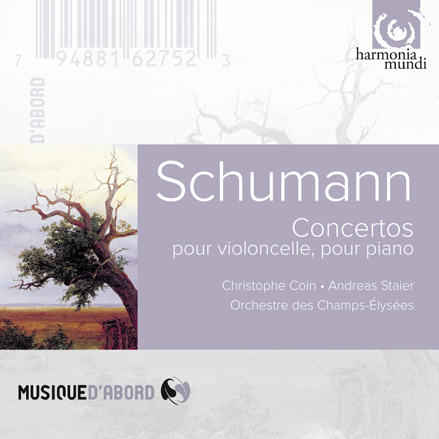 Релиз Schumann: Concertos pour violoncelle, Op.129, pour piano, Op.54