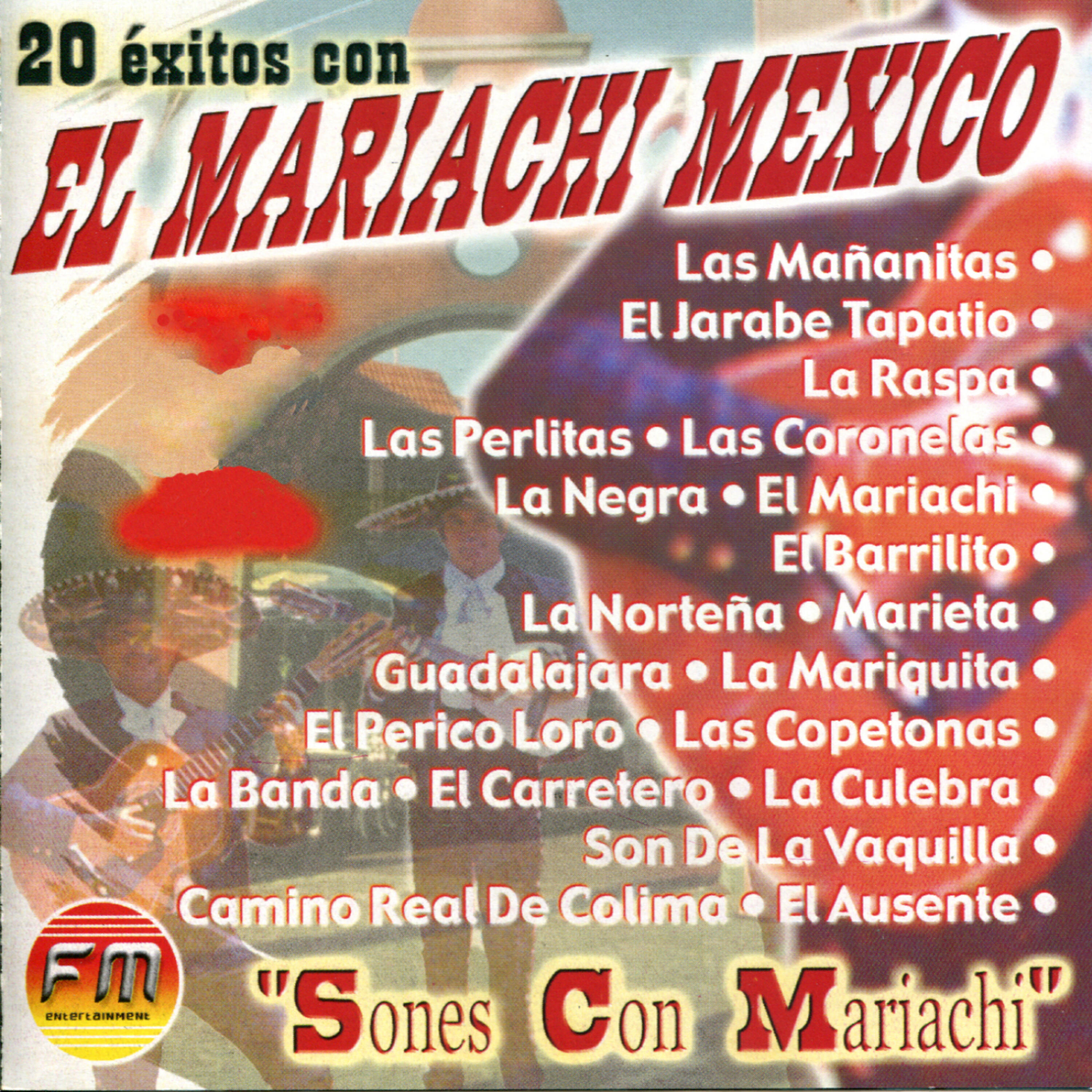 Релиз 20 Éxitos con El Mariachi Mexico - Sones Con Mariachi
