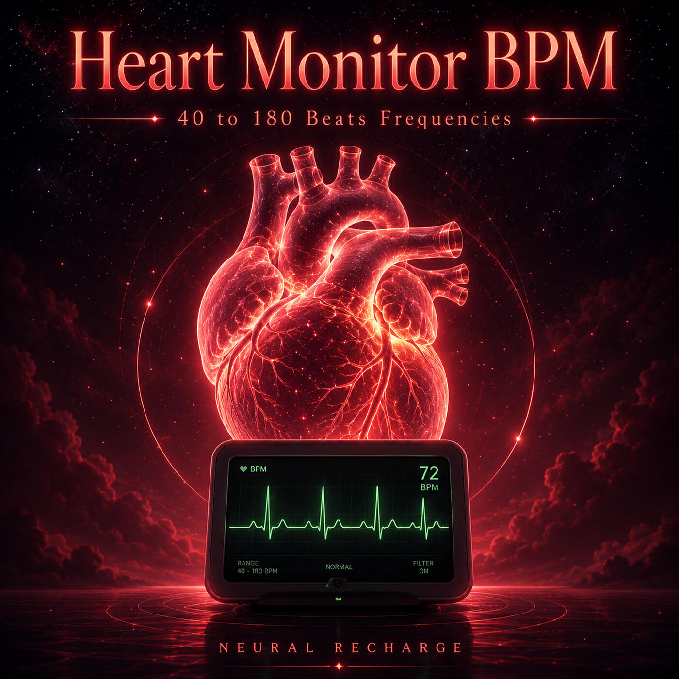 Релиз Heart Monitor BPM 40 to 180 Beats Frequencies
