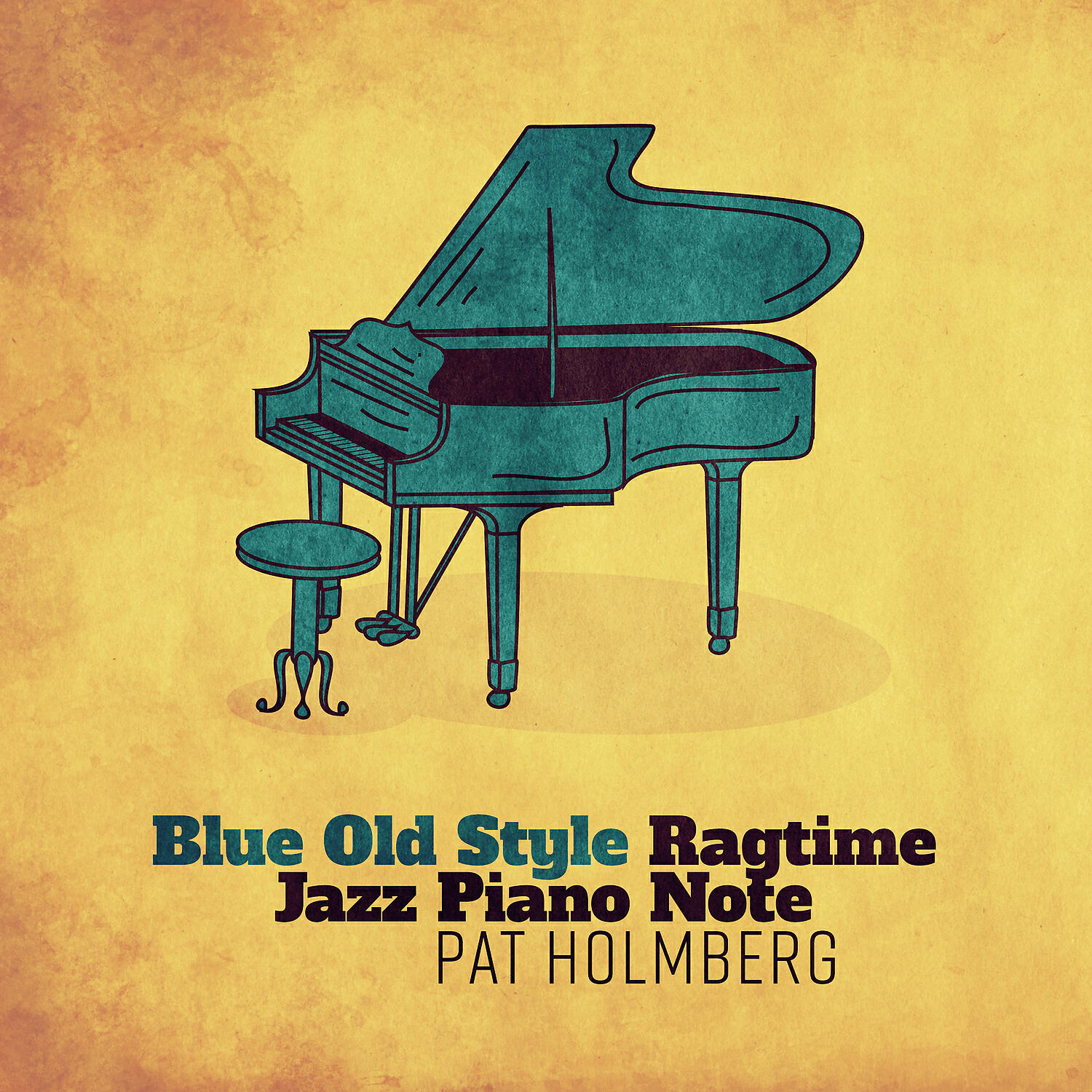Релиз Blue Old Style Ragtime Jazz Piano Note
