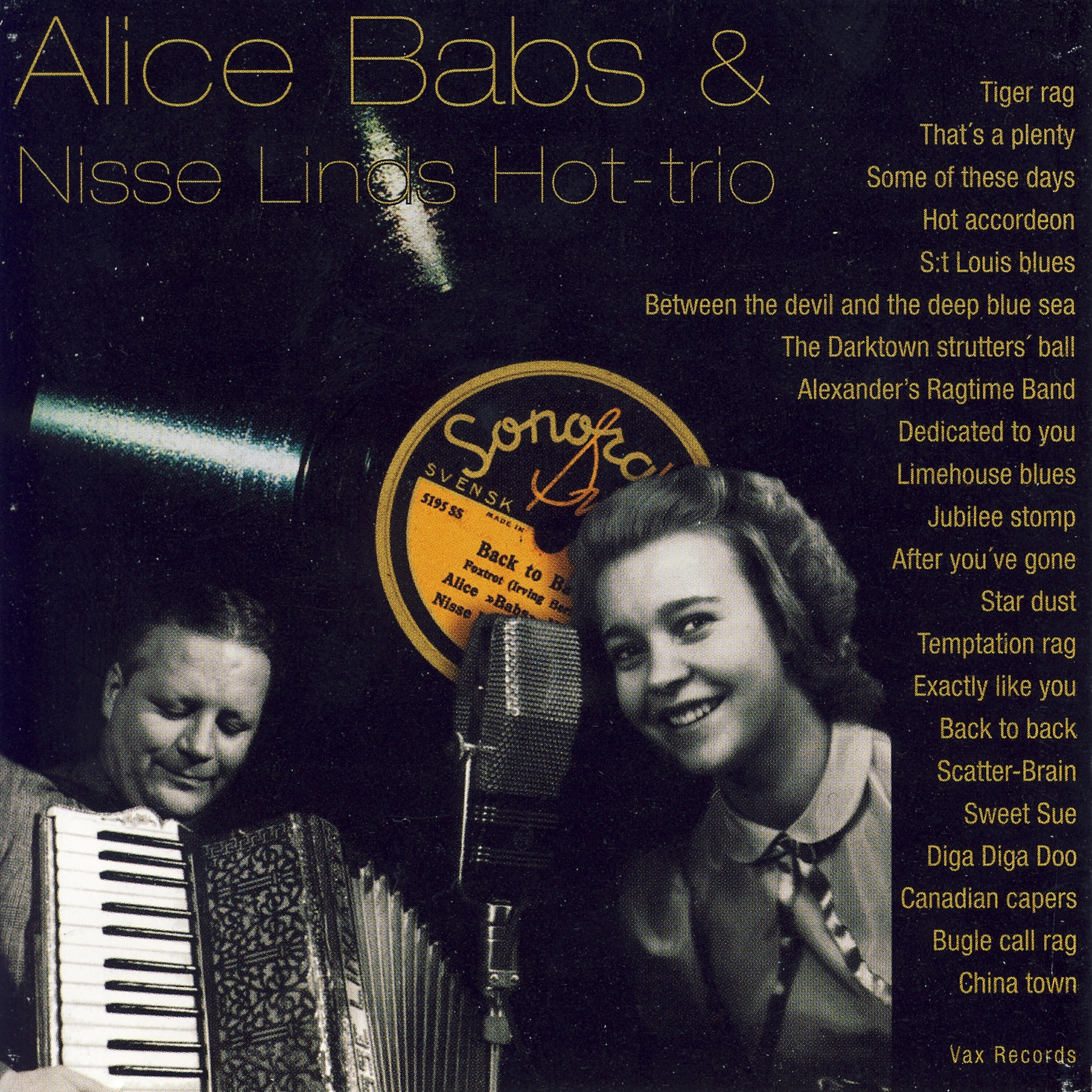 Релиз Alice Babs & Nisse Linds Hot-Trio