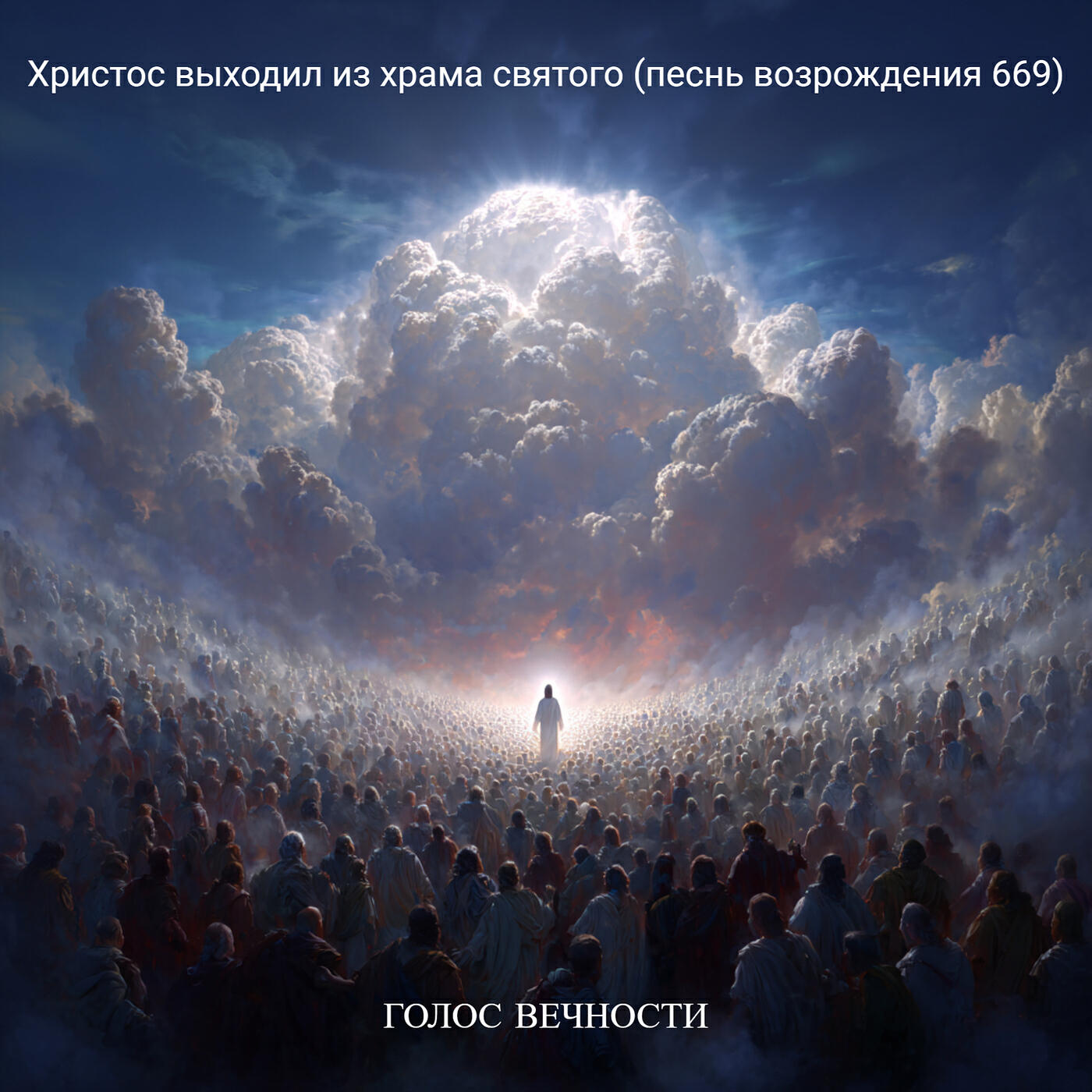 Релиз Христос выходил из храма святого (песнь возрождения 669)