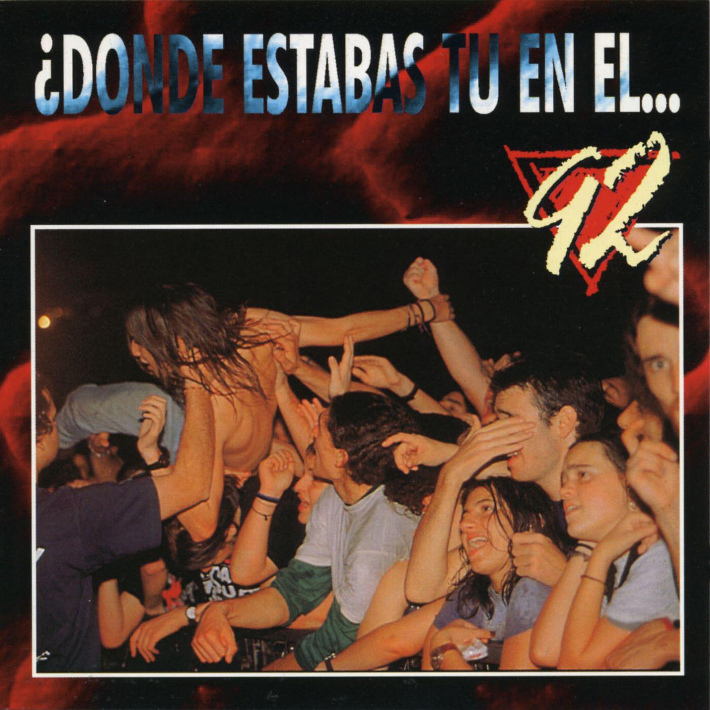 Релиз Donde estabas tu... en el 92?