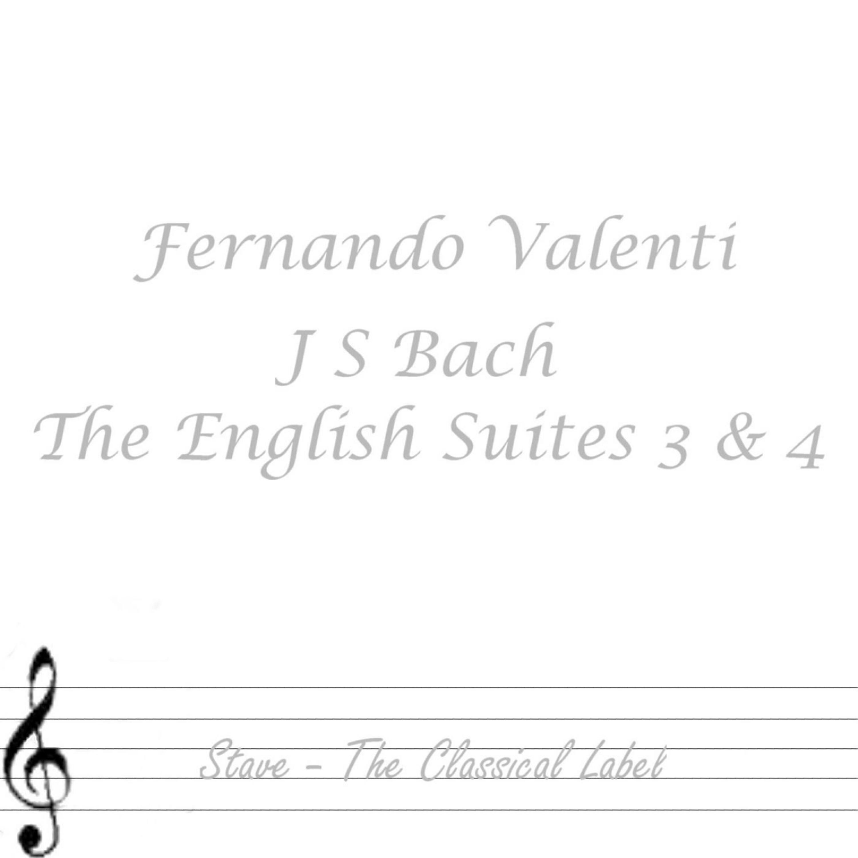 Релиз Bach English Suites 3&4