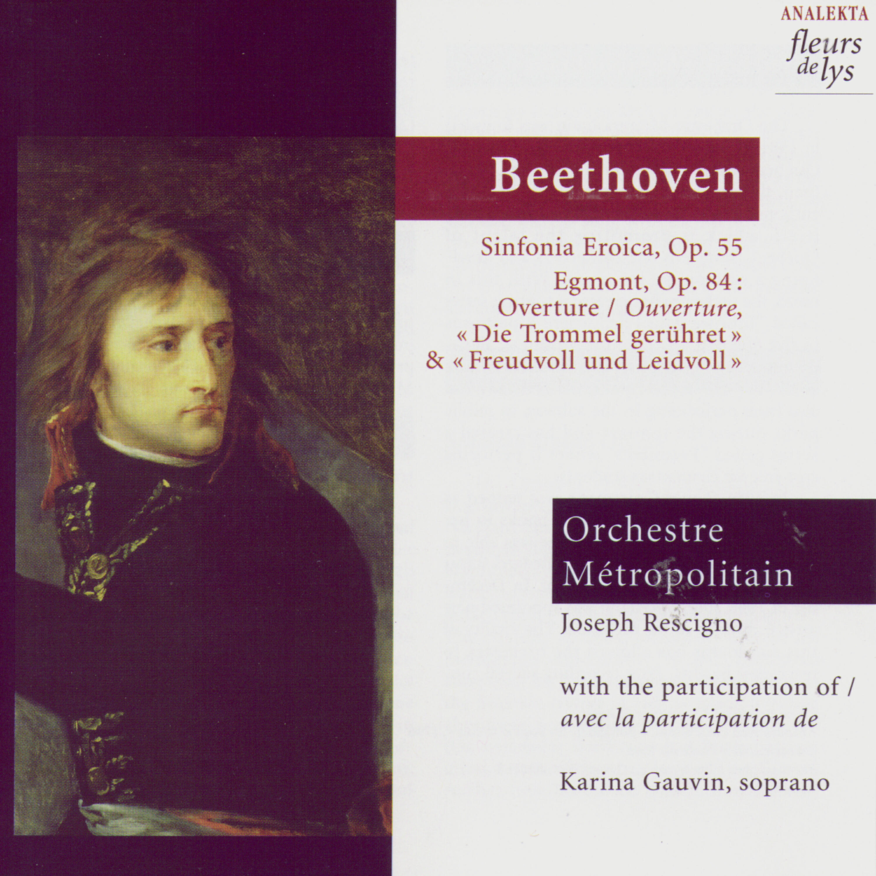 Релиз Symphonie Eroïca Op.55, Egmont Op.84 (Overture)