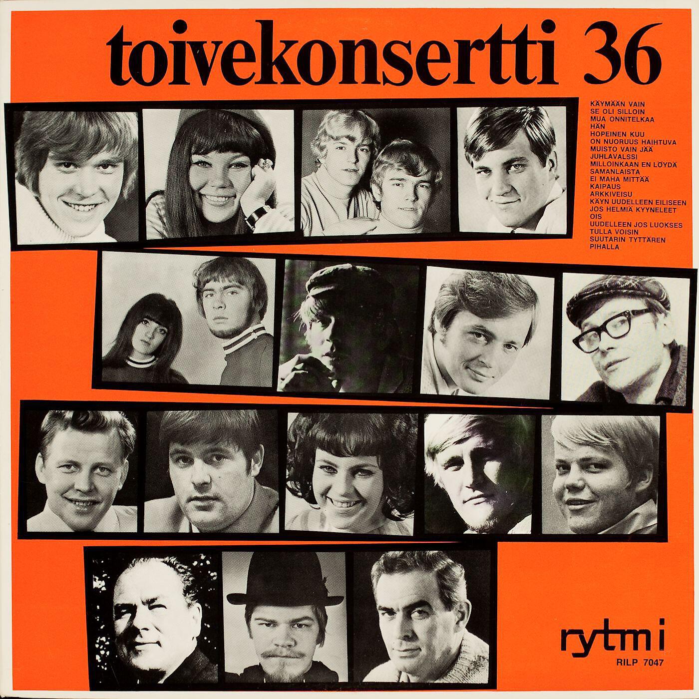 Релиз Toivekonsertti 36