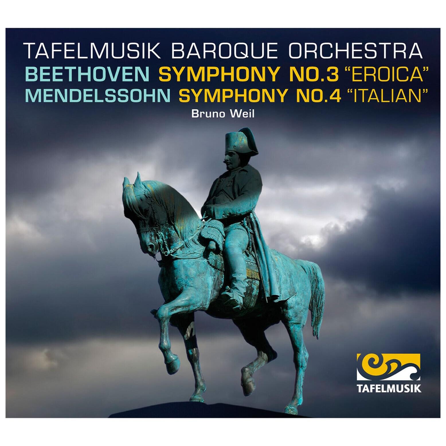 Релиз Beethoven: Symphony No. 3 "Eroica" - Mendelssohn: Symphony No. 4 "Italian"
