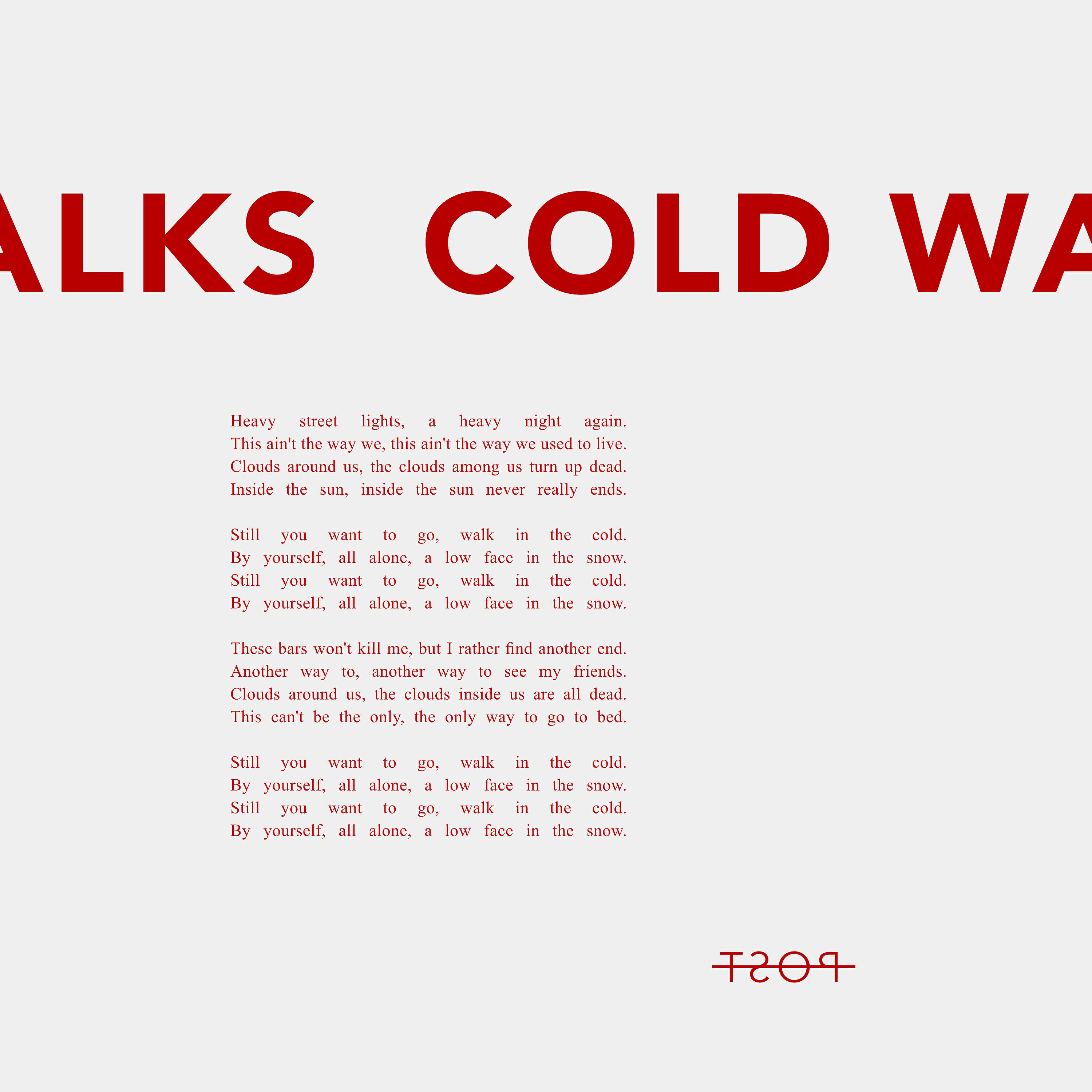 Релиз Cold Walks