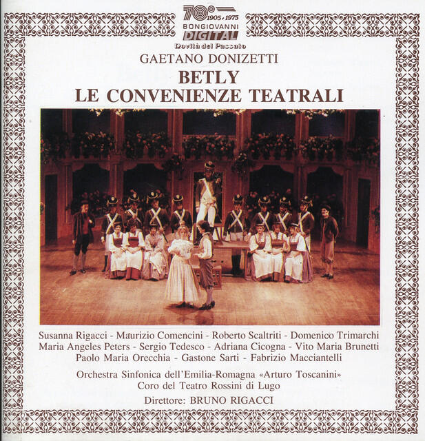 Релиз Donizetti: Betly & Le convenienze teatrali