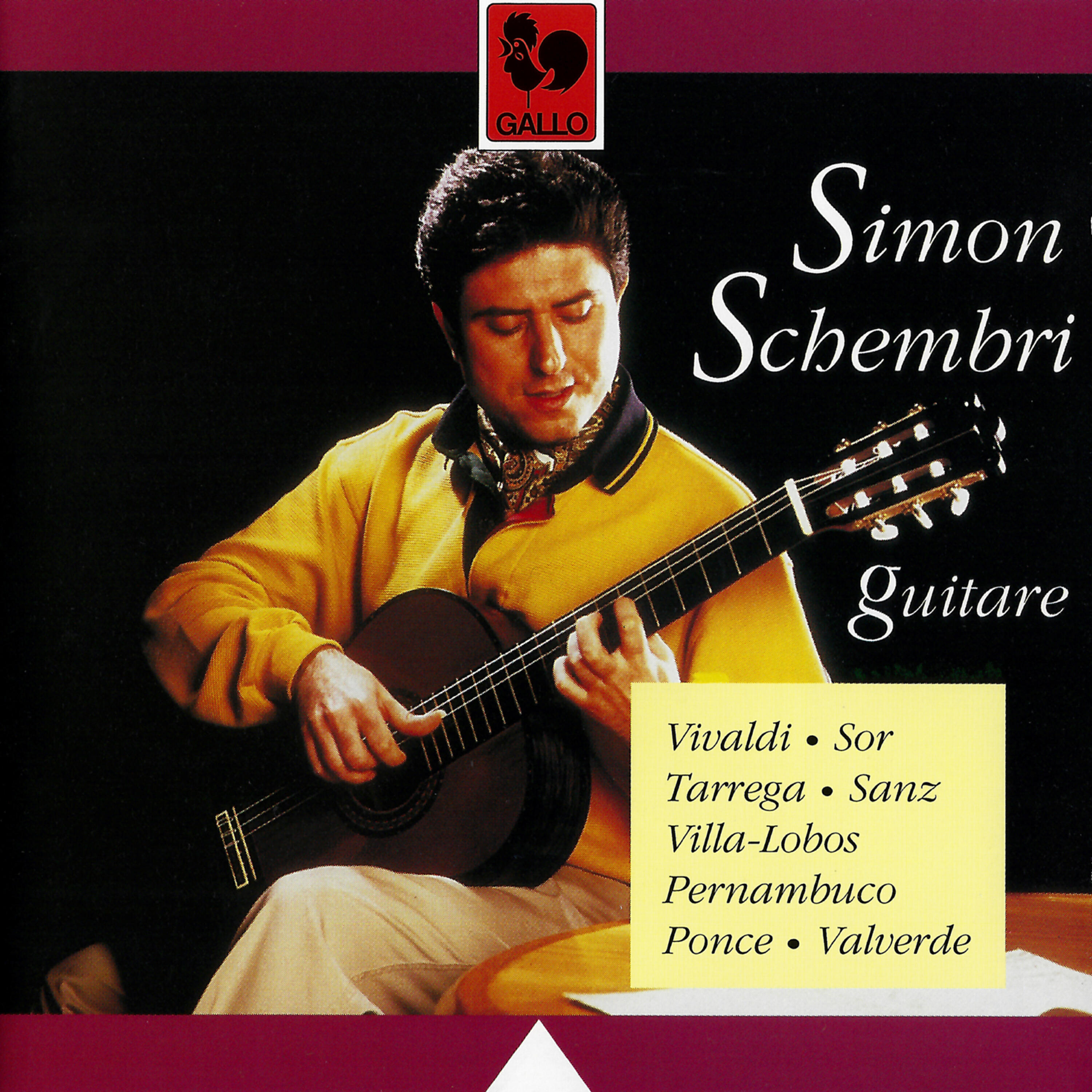 Релиз Classical Guitar: Vivaldi, Sor, Tarrega, Sanz, Villa-Lobos, Pernambuco, Ponce & Valverde