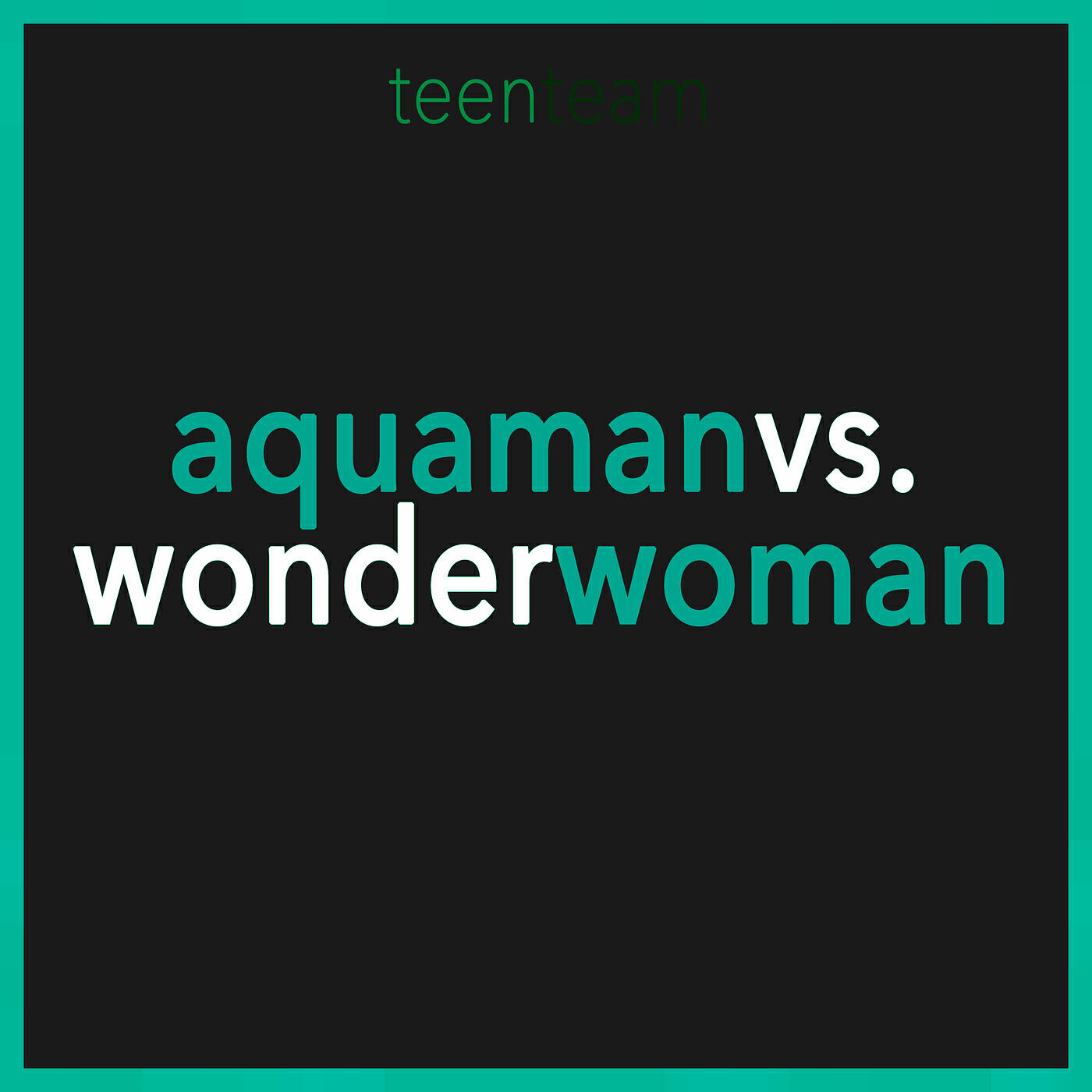 Постер альбома Aquaman vs. Wonder Woman