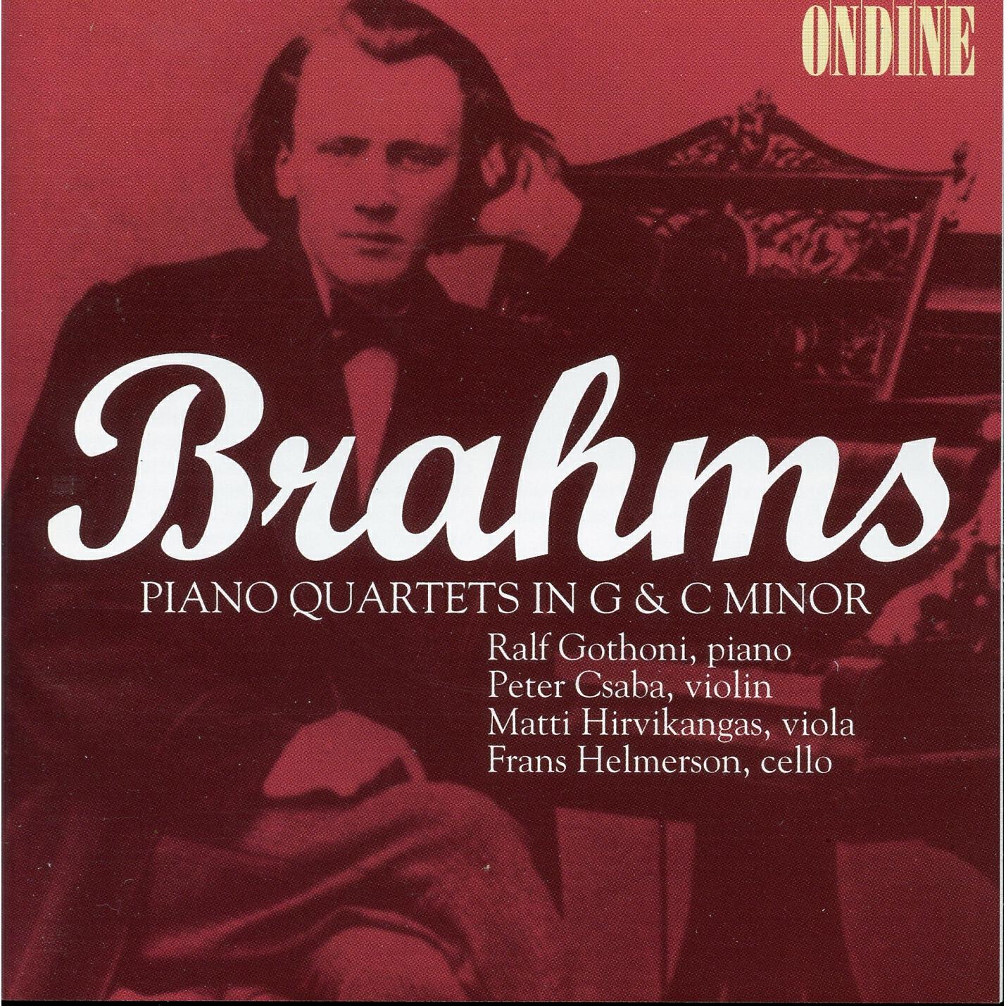 Релиз Brahms: Piano Quartets Nos. 1 &3